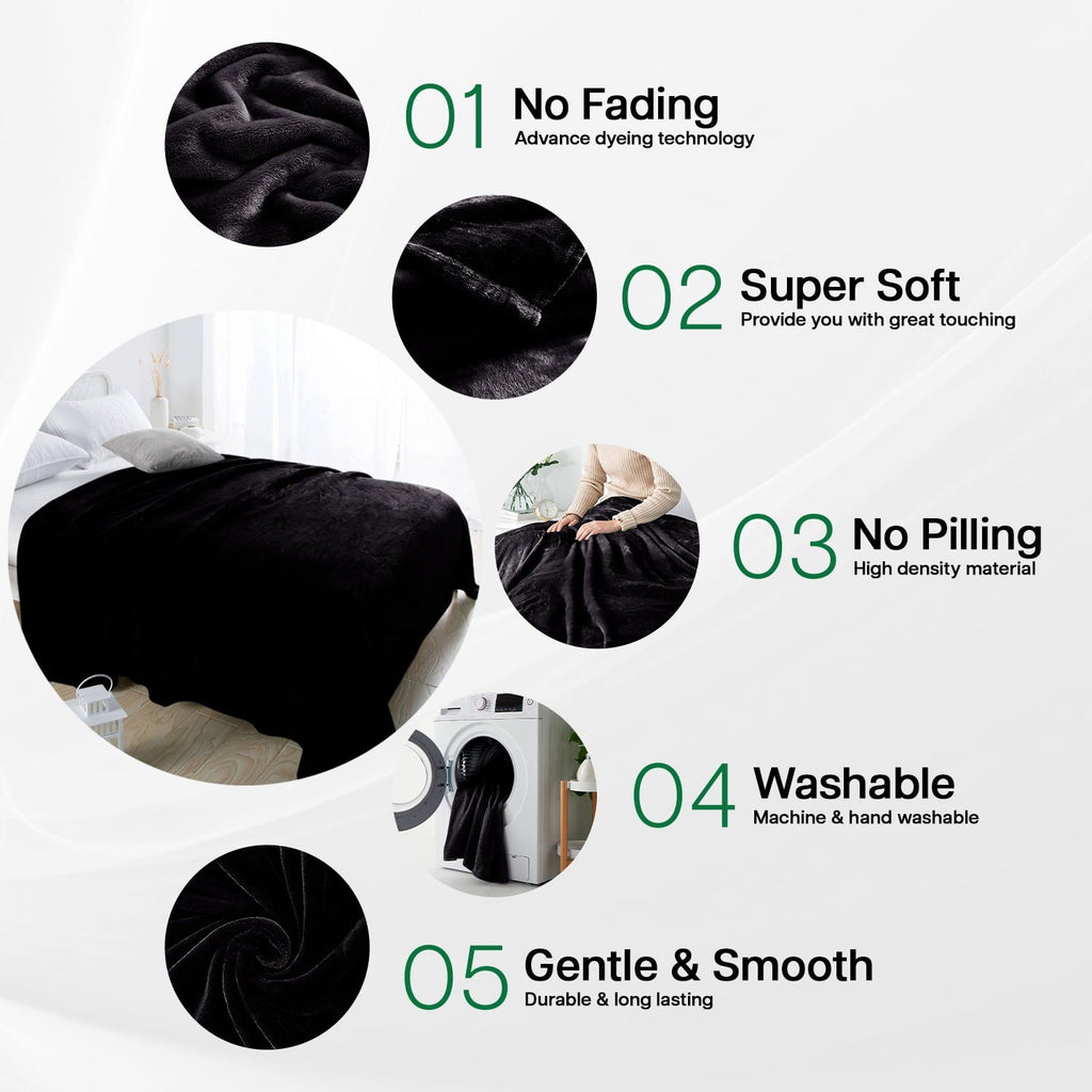 Decorative Knitted Microplush Fleece Blanket Cozy for Bed and Throw Cozy for Bed and Throw 310 GSM Soft Microfiber Lightweight Warm Fluf... - Super Soft Reversible Sherpa Flannel Blanket Detail
