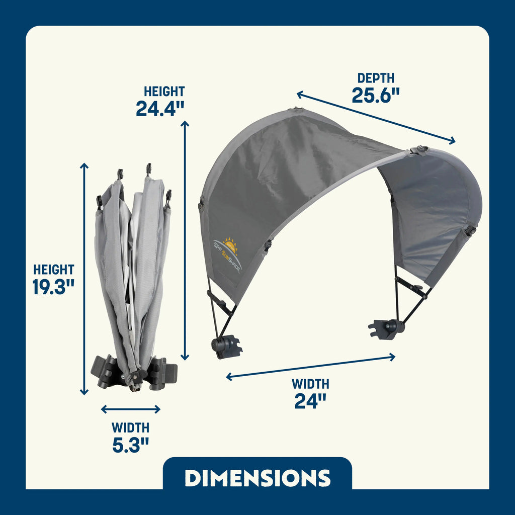 Heavy Duty SunShade Accessory - Choice 361 - SunShade Canopy for Beach & Camping Detail