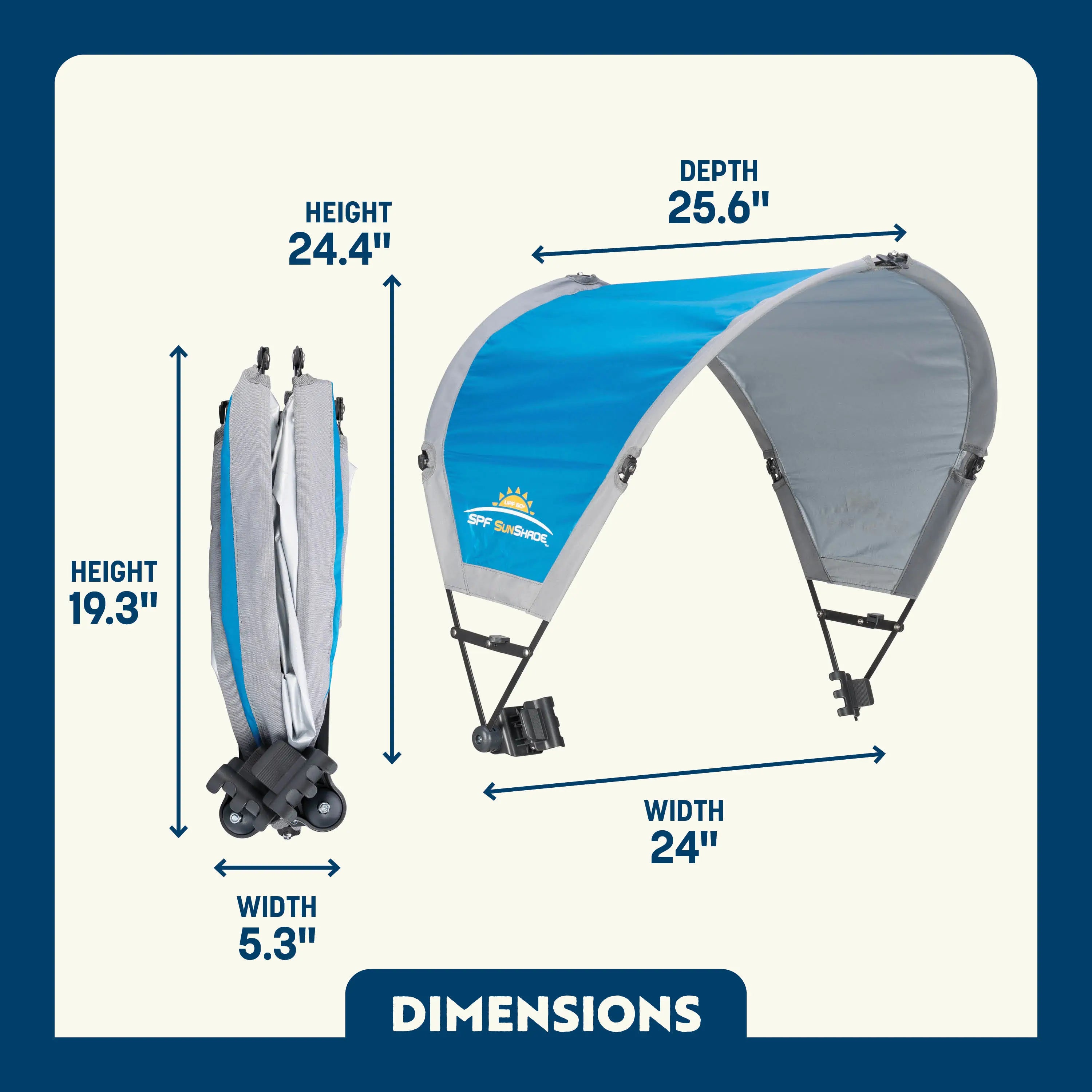 Heavy Duty SunShade Accessory - Choice 361 - SunShade Canopy for Beach & Camping Detail