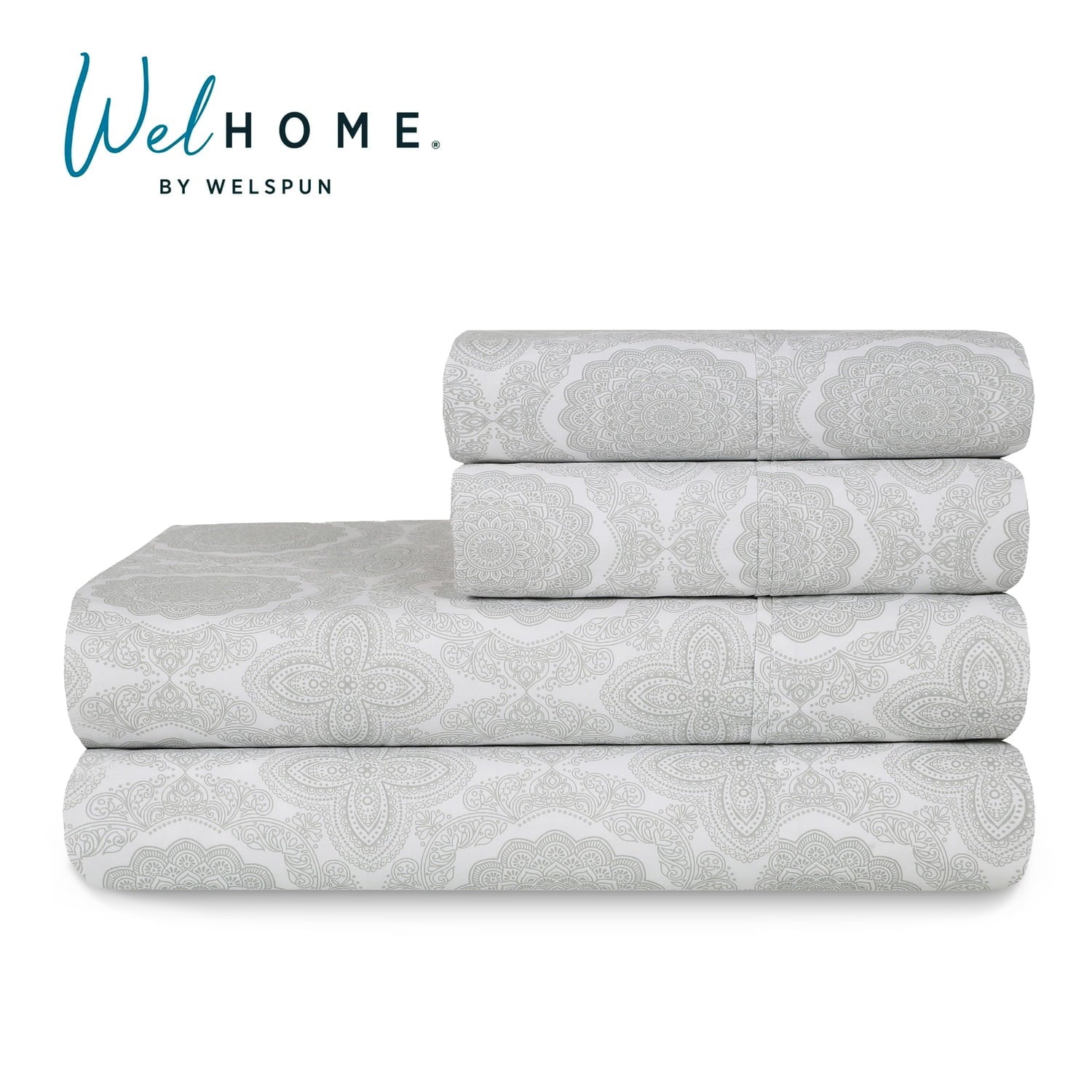 Ultra-Soft 100% Cotton Queen Sheets Set, 4 Piece Bed Sheets Set with HeiQ Fresh, Percale Weave, Hotel Luxury, Ultra Soft Sheets ... - Cooling Hotel Quality Bedding Sheets and Pillowcases Detail