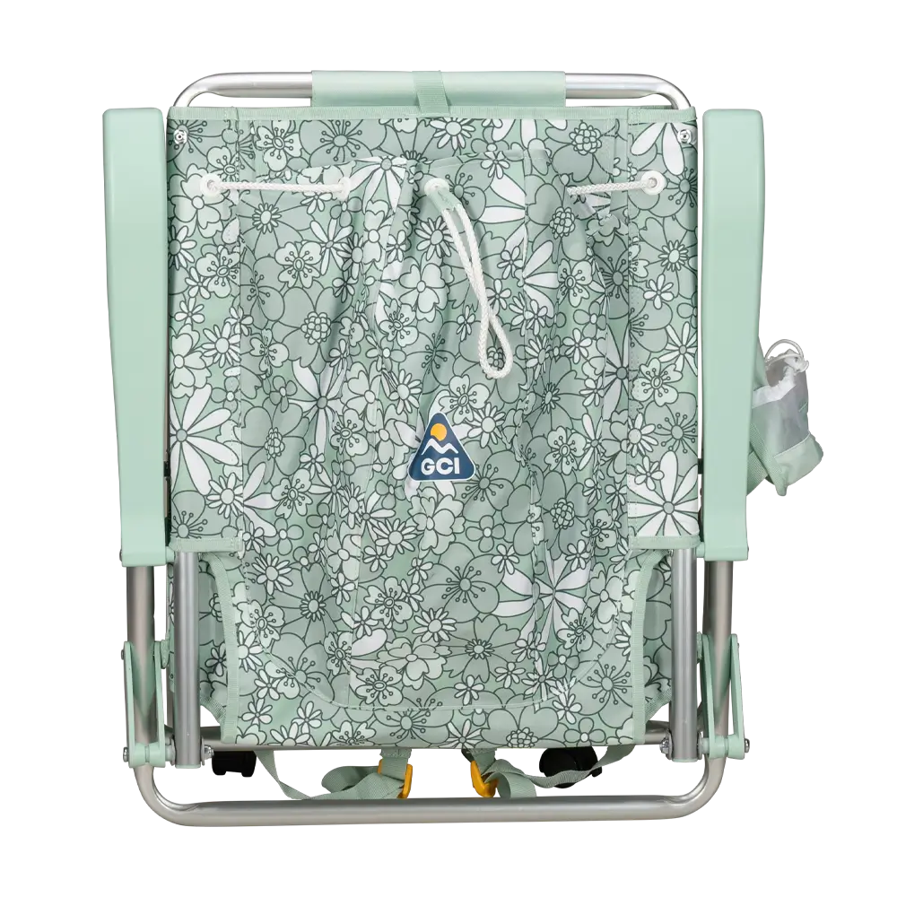 Rust-Resistant Aluminum Backpack Beach Chair - Choice 709 - Multi-Position Outdoor Beach Chair with Pillow Detail