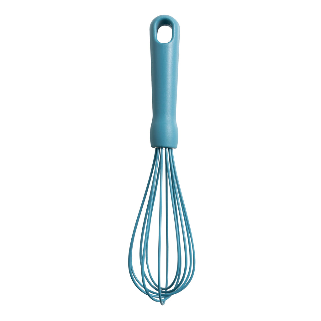 Time-Saving 3-Piece Silicone Whisk Set, 10.5"/10.4"/9.6" L, Blue Color - Kitchen Gadget Tool for Quick Food Prep Detail