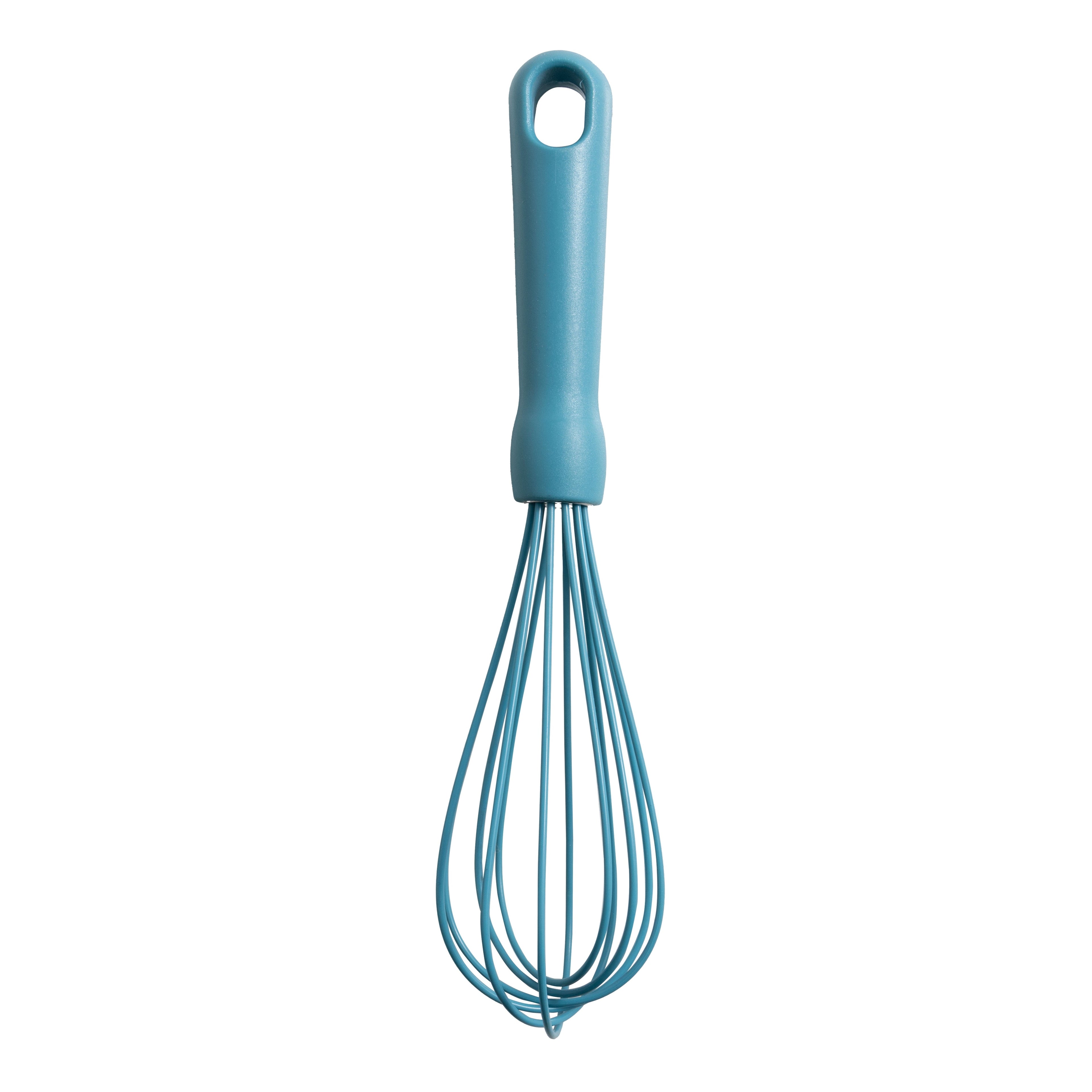 Time-Saving 3-Piece Silicone Whisk Set, 10.5"/10.4"/9.6" L, Blue Color - Kitchen Gadget Tool for Quick Food Prep Detail