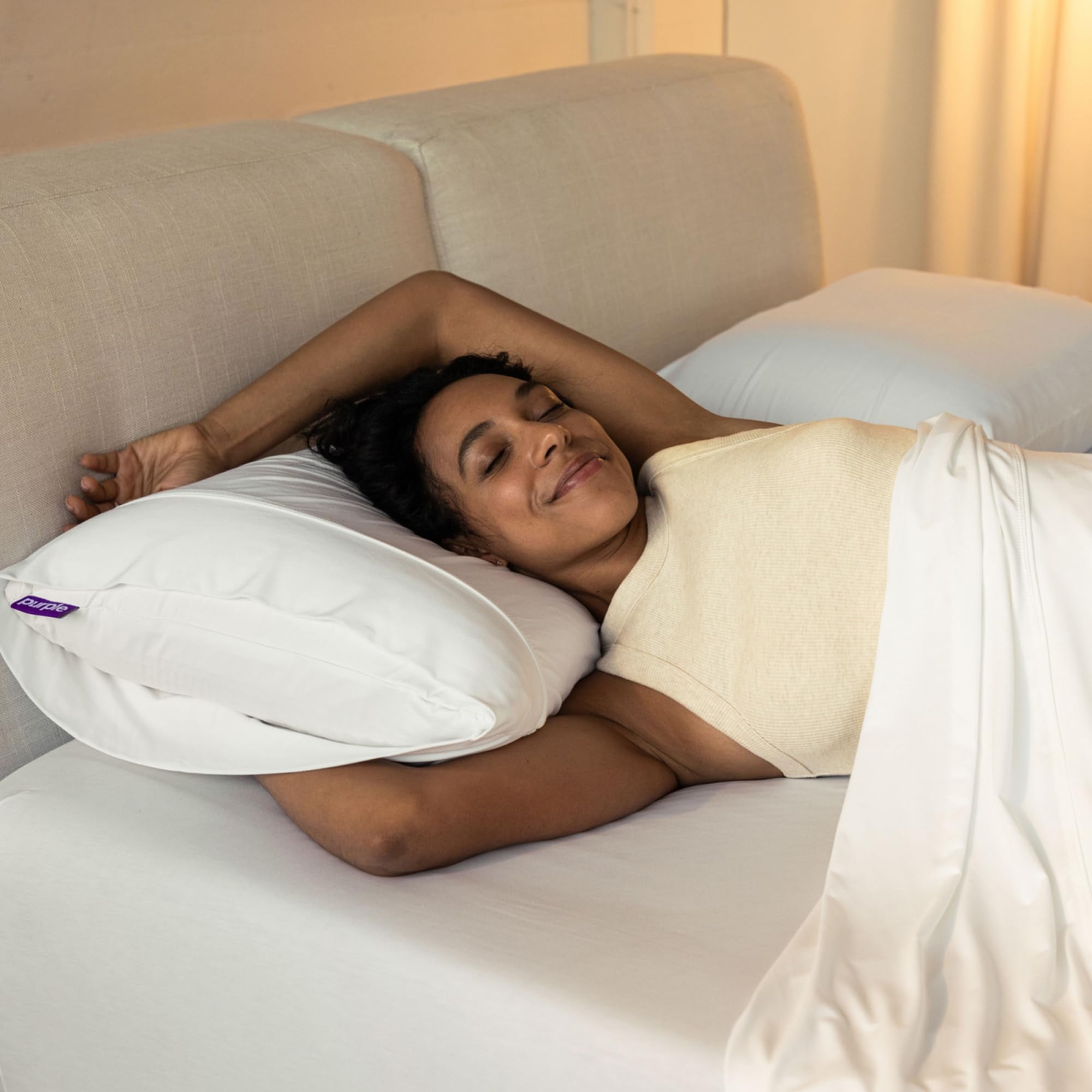 Hotel Collection Harmony Pillow Standard, Tall - 360º Grid Hex Technology, Hypoallergenic - Hotel Quality Plush Sleeping Pillows Detail