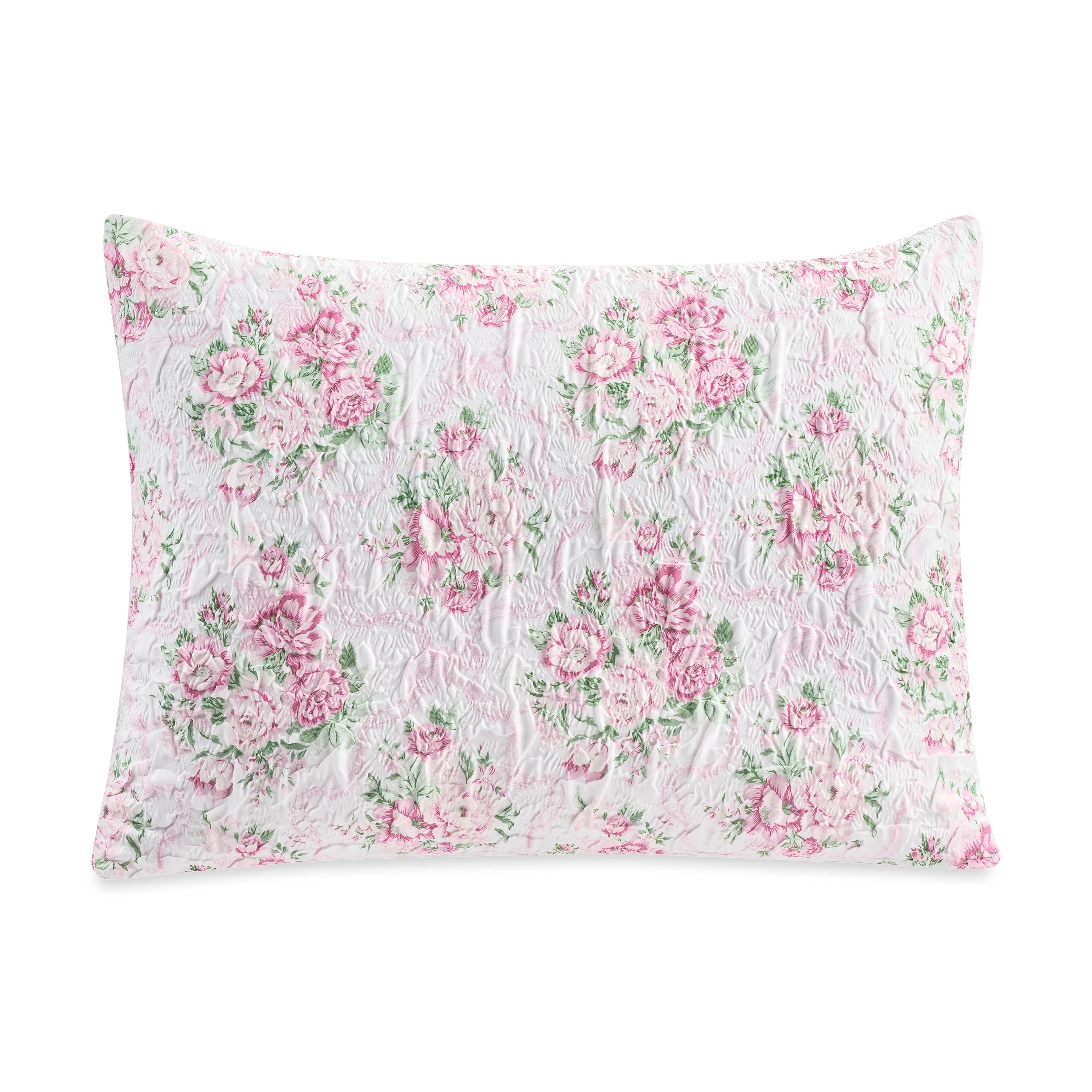 Heavyweight Warmth 2-Piece Coquette Floral Pink Comforter Set, Twin/Twin XL - Cloud-Like Soft Lightweight Bed Comforter Detail