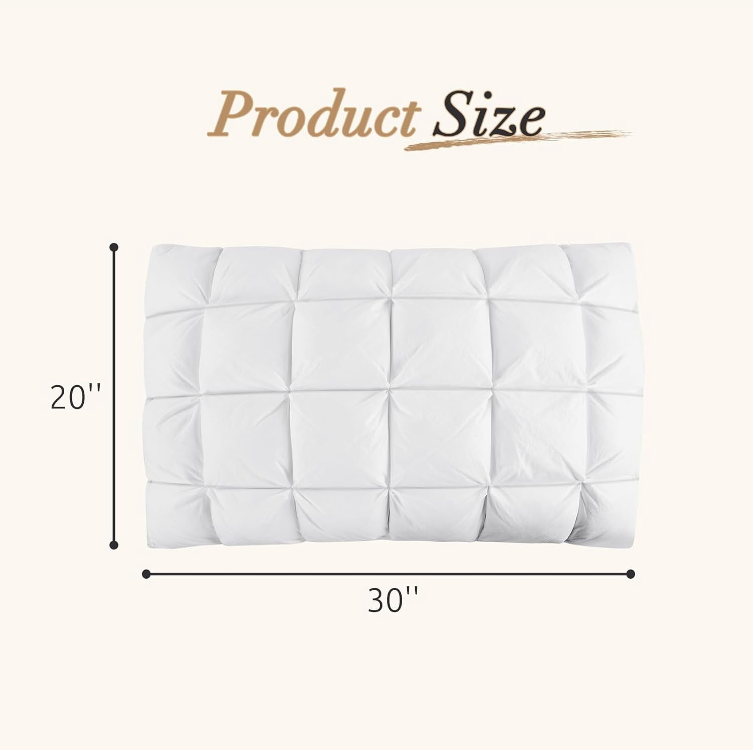 Orthopedic Support Hotel Cervical Pillow for Sleeping – Ergonomic Contour Neck Support Bed Pillow, Fluffy and Supportive for Side, Back ... - Ergonomic Memory Foam Pillow for Neck Pain Support Detail