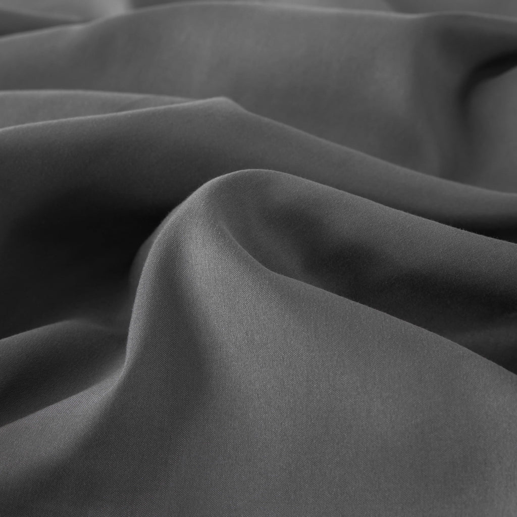 Breathable Luxury Sheet Set Twin Size Gray, 3 Pieces 140 GSM Brushed Elastic Fitted Soft & Cozy Bed Sheets Set with Deep Pocket - Breathable Egyptian Cotton Flat & Fitted Sheets Detail