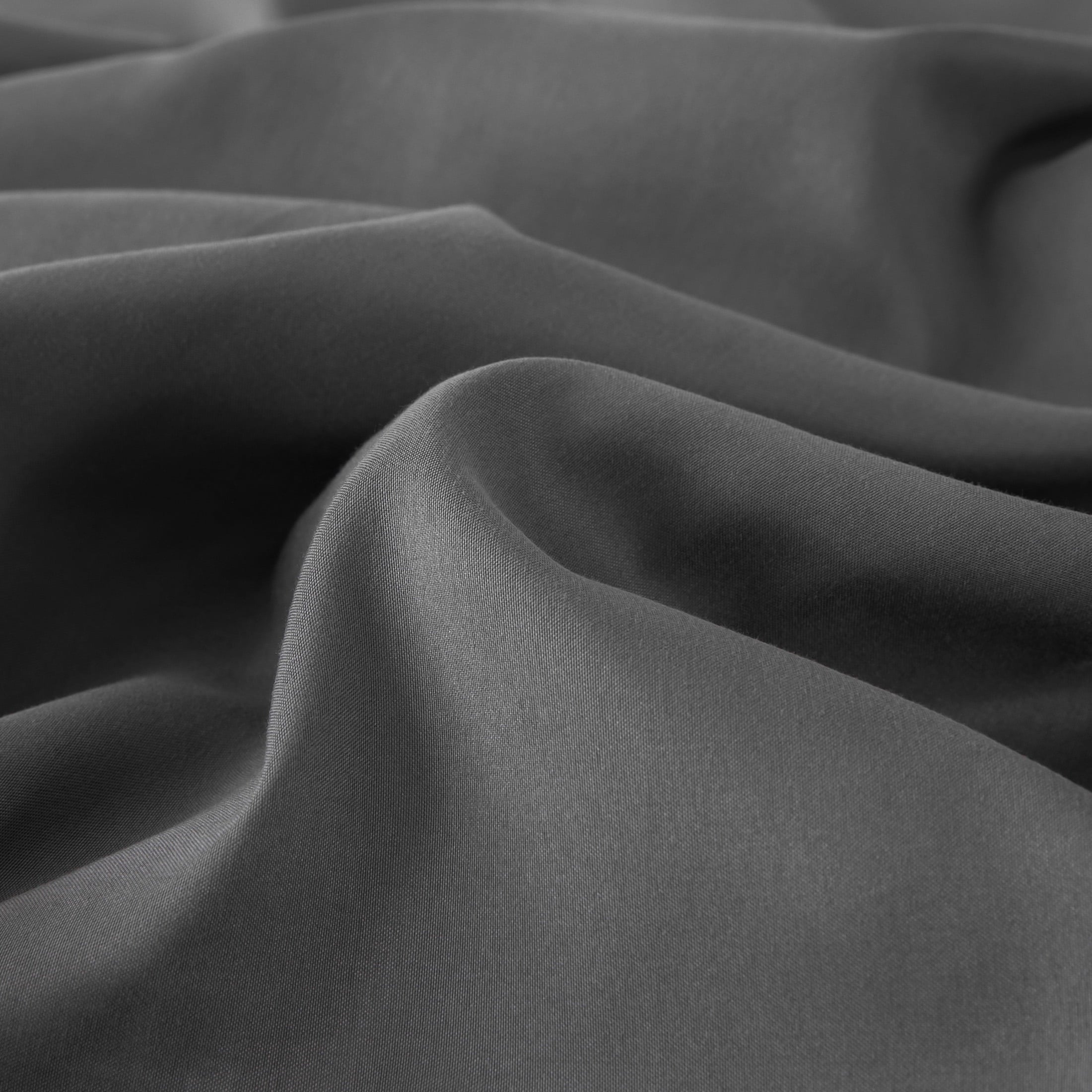 Breathable Luxury Sheet Set Twin Size Gray, 3 Pieces 140 GSM Brushed Elastic Fitted Soft & Cozy Bed Sheets Set with Deep Pocket - Breathable Egyptian Cotton Flat & Fitted Sheets Detail