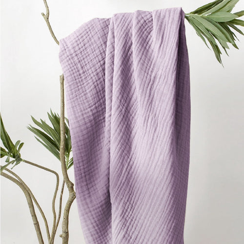 Decorative Knitted 100% Cotton Muslin Blanket Large 50" x 70", 6 Layers Lightweight and Breathable Throw Blankets for Couch, Soft Coolin... - Lightweight Plush Warm Blanket for All Seasons Detail
