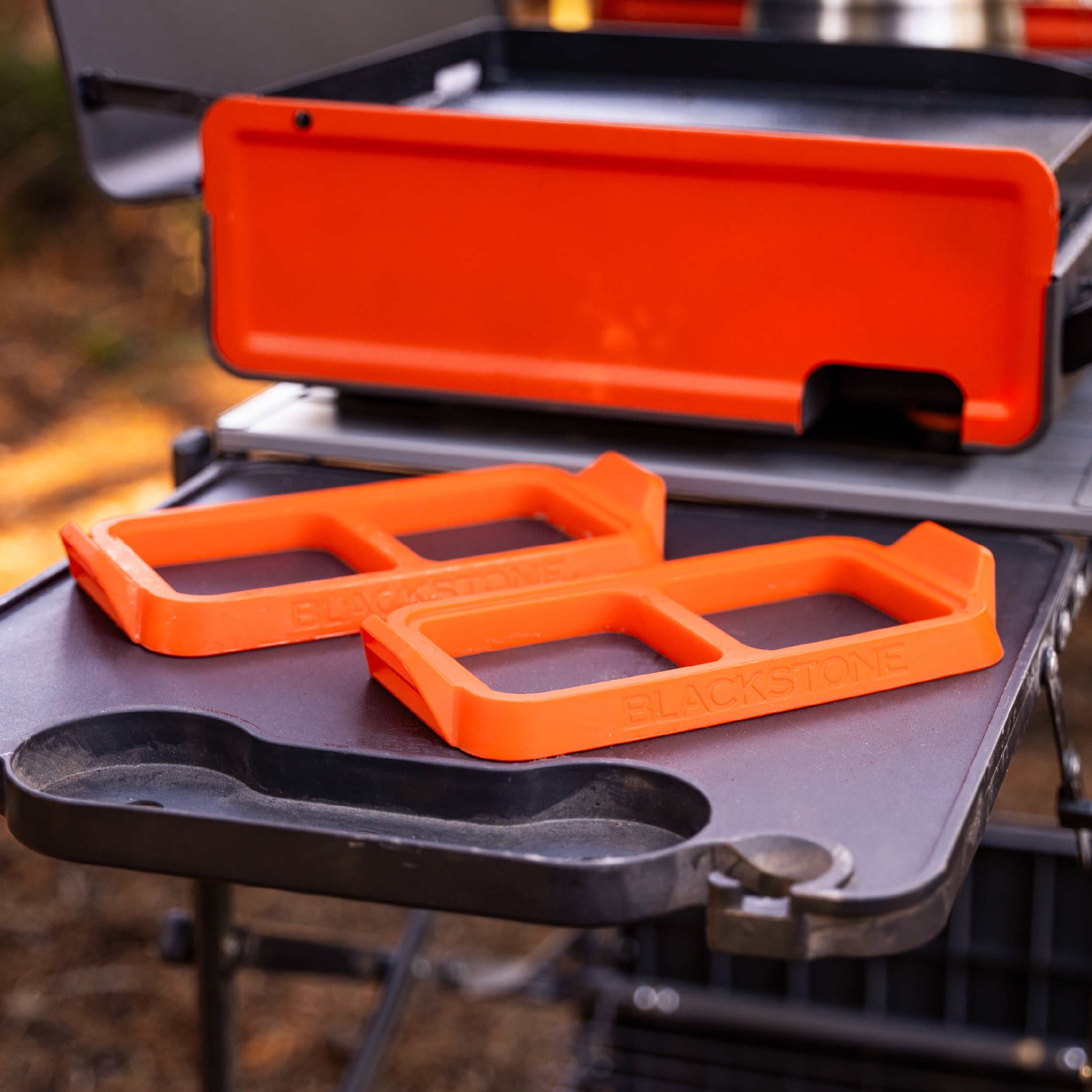 Durable Steel Silicone Egg Ring Tray Set with Heat-Resistant Handles, 2-Piece - Heavy Duty Stainless Steel Kitchen Shears Detail