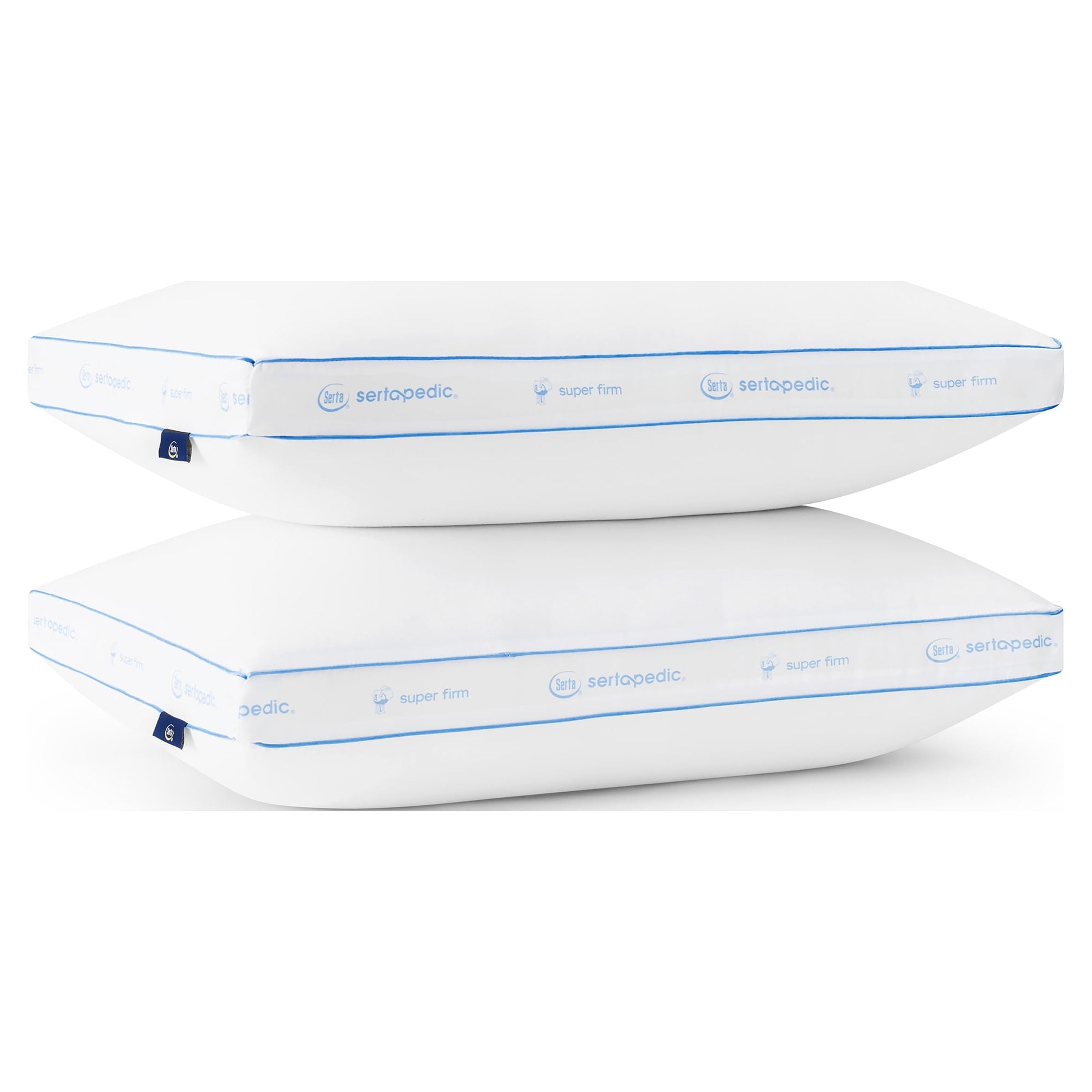 Orthopedic Support Extra Firm Pillow, Standard/Queen, 2 Pack, Hypoallergenic - Orthopedic Shredded Foam Bed Pillow Set Detail