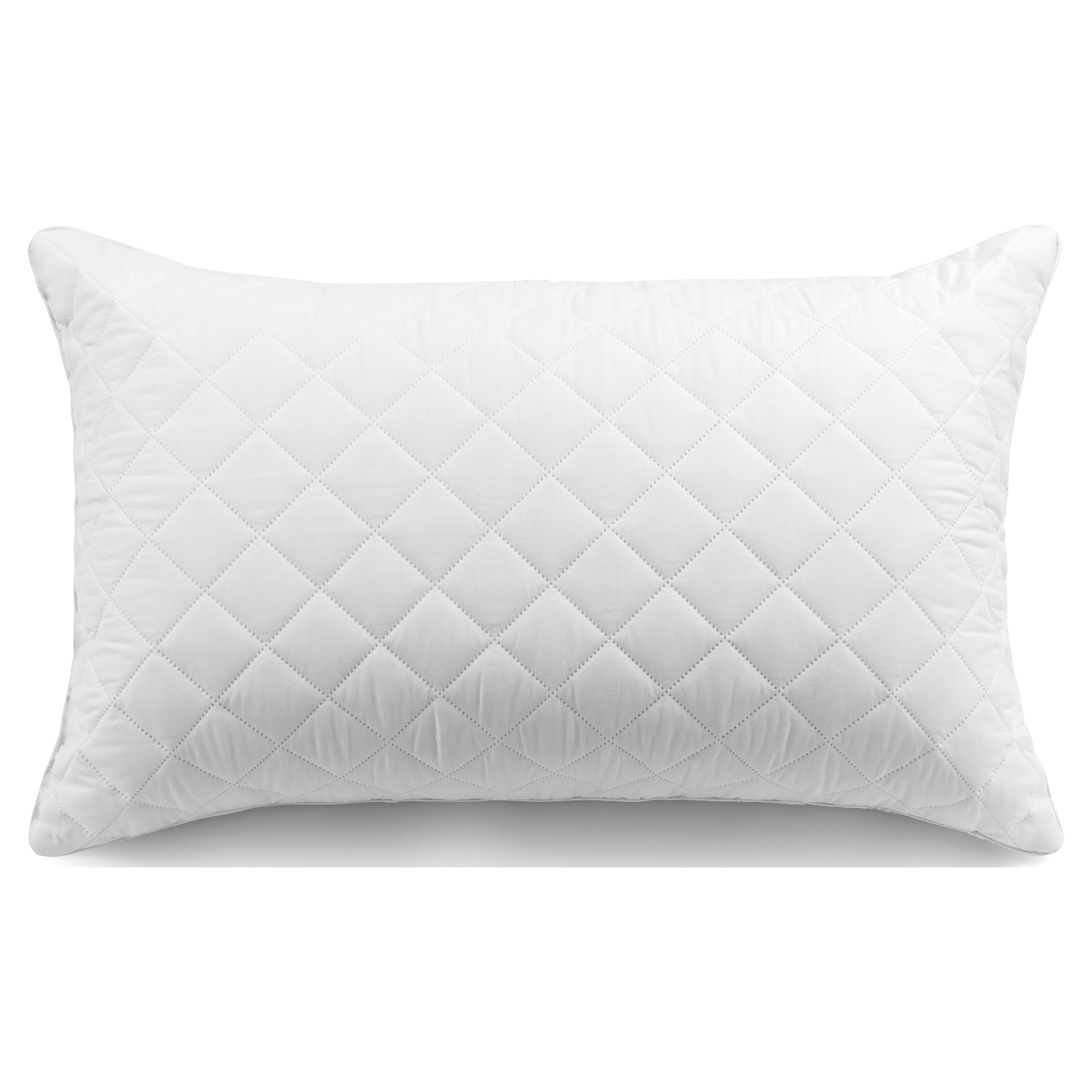 Fluffy Shredded Memory Foam Cluster Bed Pillow, Standard/Queen, 2 Pack - Hotel Quality Plush Sleeping Pillows Detail