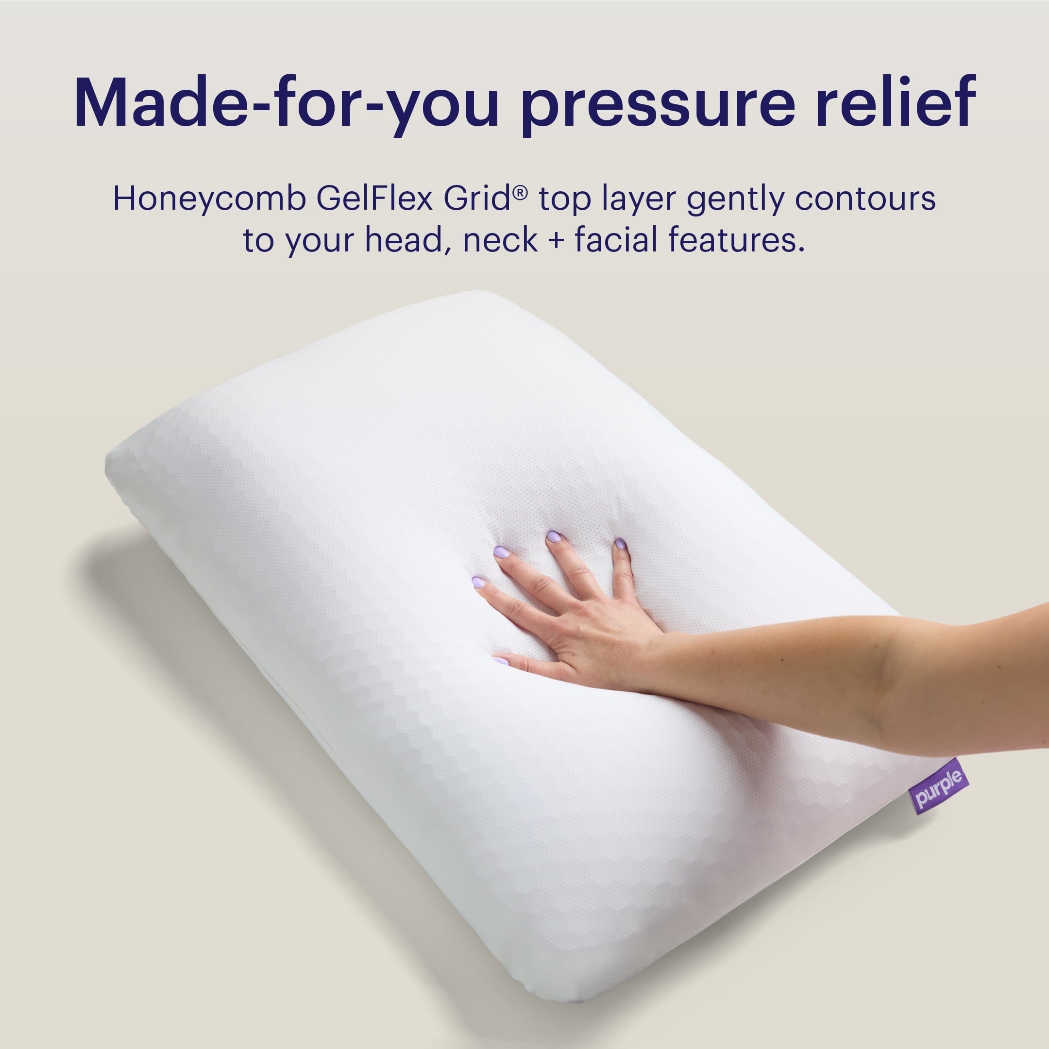 Fluffy Shredded GridCloud Pillow, Honeycomb Gelflex Top Layer, Hypoallergenic, Down - Alternative - Ergonomic Memory Foam Pillow for Neck Pain Support Detail