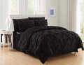 Heavyweight Warmth 8 Pieces Prestige Soft and Comfortable Collection Comforter Set, Full/Queen, Black - Hypoallergenic Ultra-Fluffy Quilt for Winter - Default Title