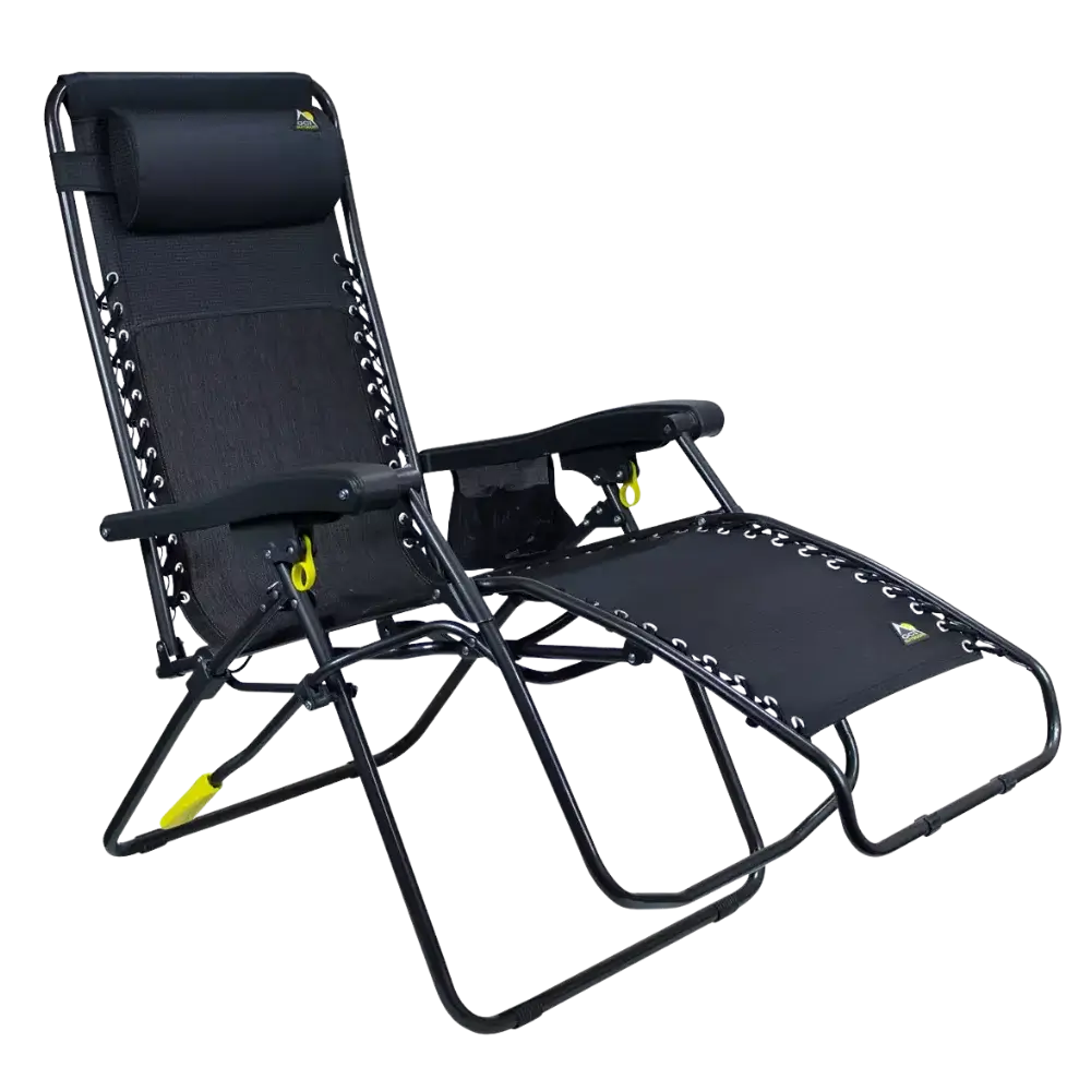 Sand-Friendly Freeform Zero Gravity Lounger Bundle - Choice 507 - Multi-Position Outdoor Beach Chair with Pillow Detail