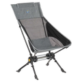 Smooth Motion ComPack Rocker - Choice 980 - Heavy-Duty Kickback Rocker with Beverage Holder - Heathered Pewter