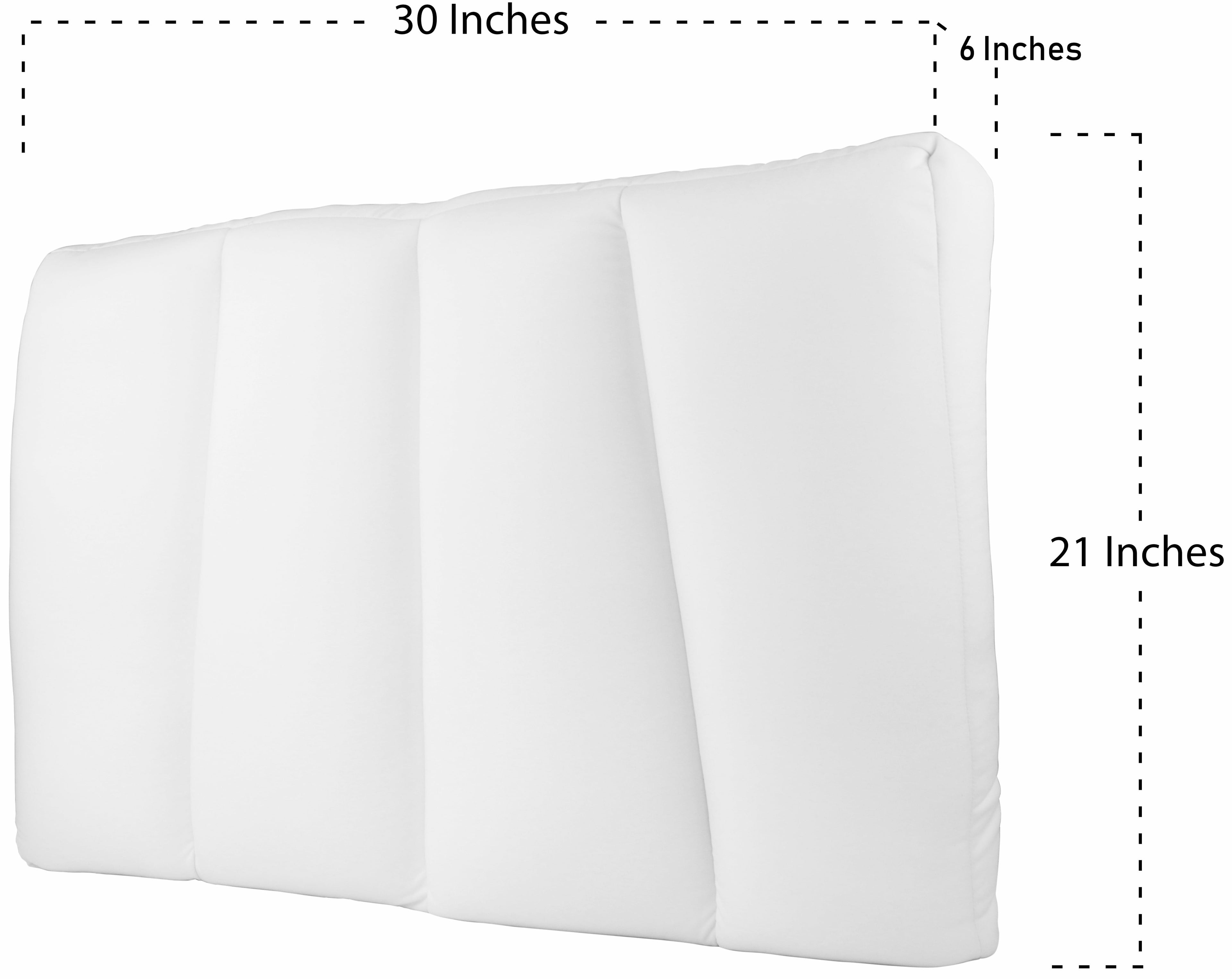 Orthopedic Support Microbead Cloud Pillow Bed, X-Large, White - Ergonomic Memory Foam Pillow for Neck Pain Support Detail