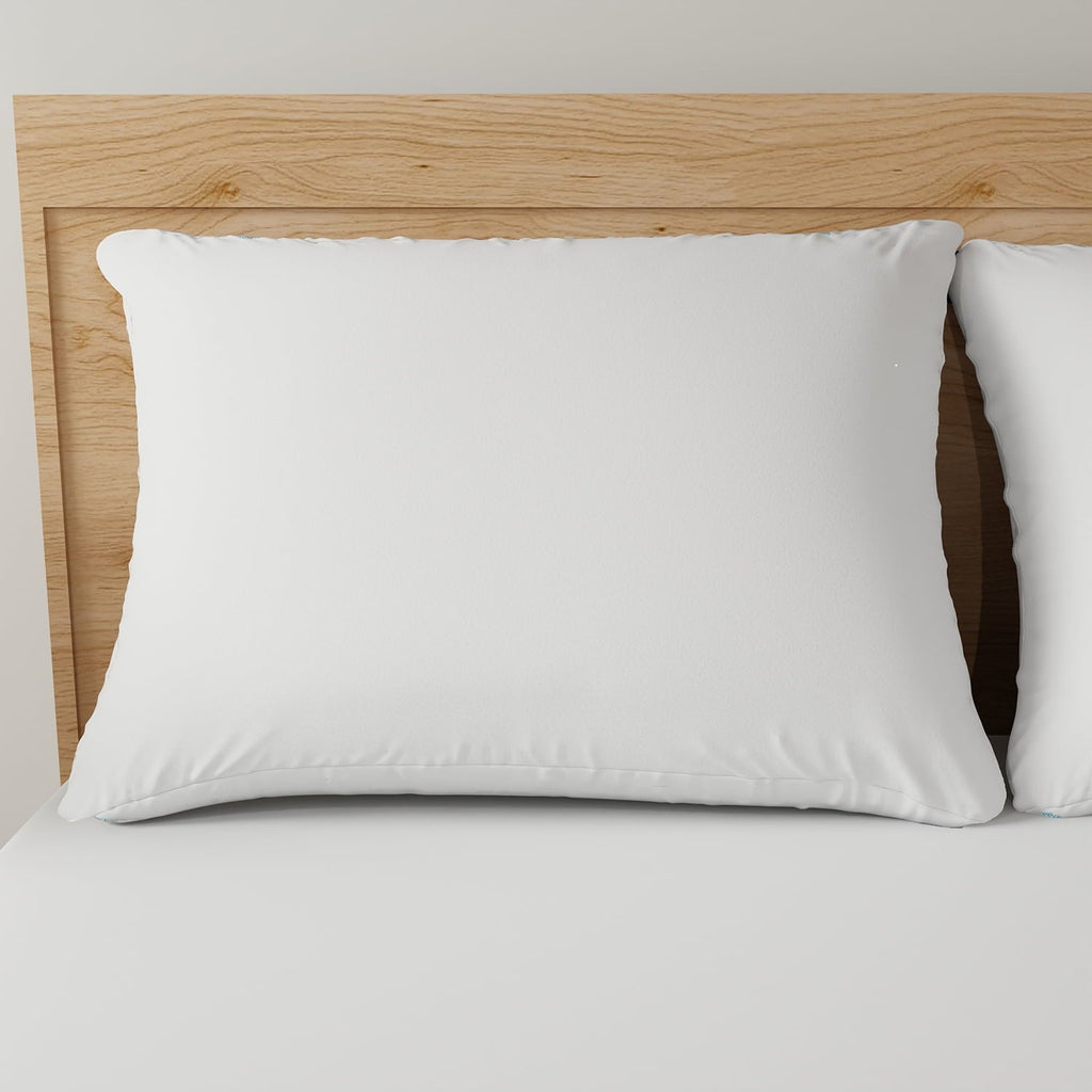 Ergonomic Memory Foam Allergy Relief Bed Pillows, Standard/Queen - Firm Support, Back and Side Sleeper (2 Count) - Decorative Throw Pillow Cushion for Sofa & Bed Detail