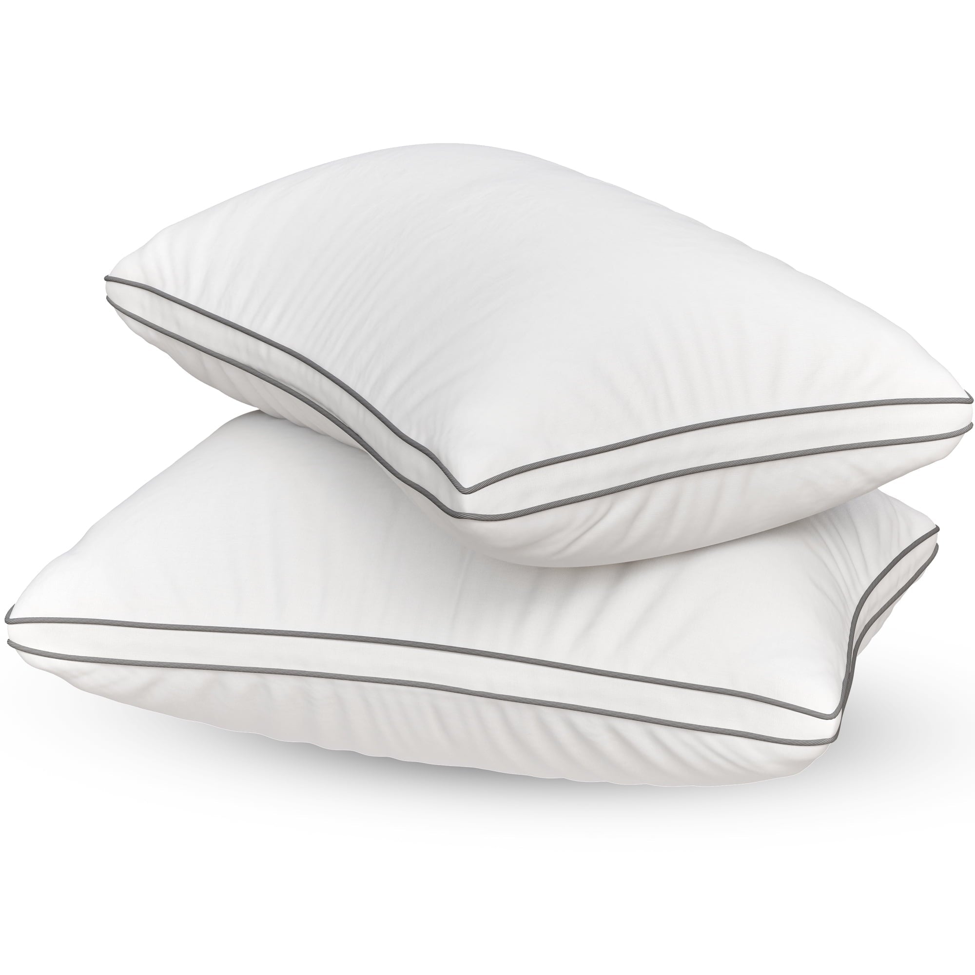 Ergonomic Memory Foam Bed Pillows Queen Size Set of 2 - Luxury Down Alternative Pillow - 5 Star Hotel Pillows for Back, Side and Stomach Sl... - Decorative Throw Pillow Cushion for Sofa & Bed Detail