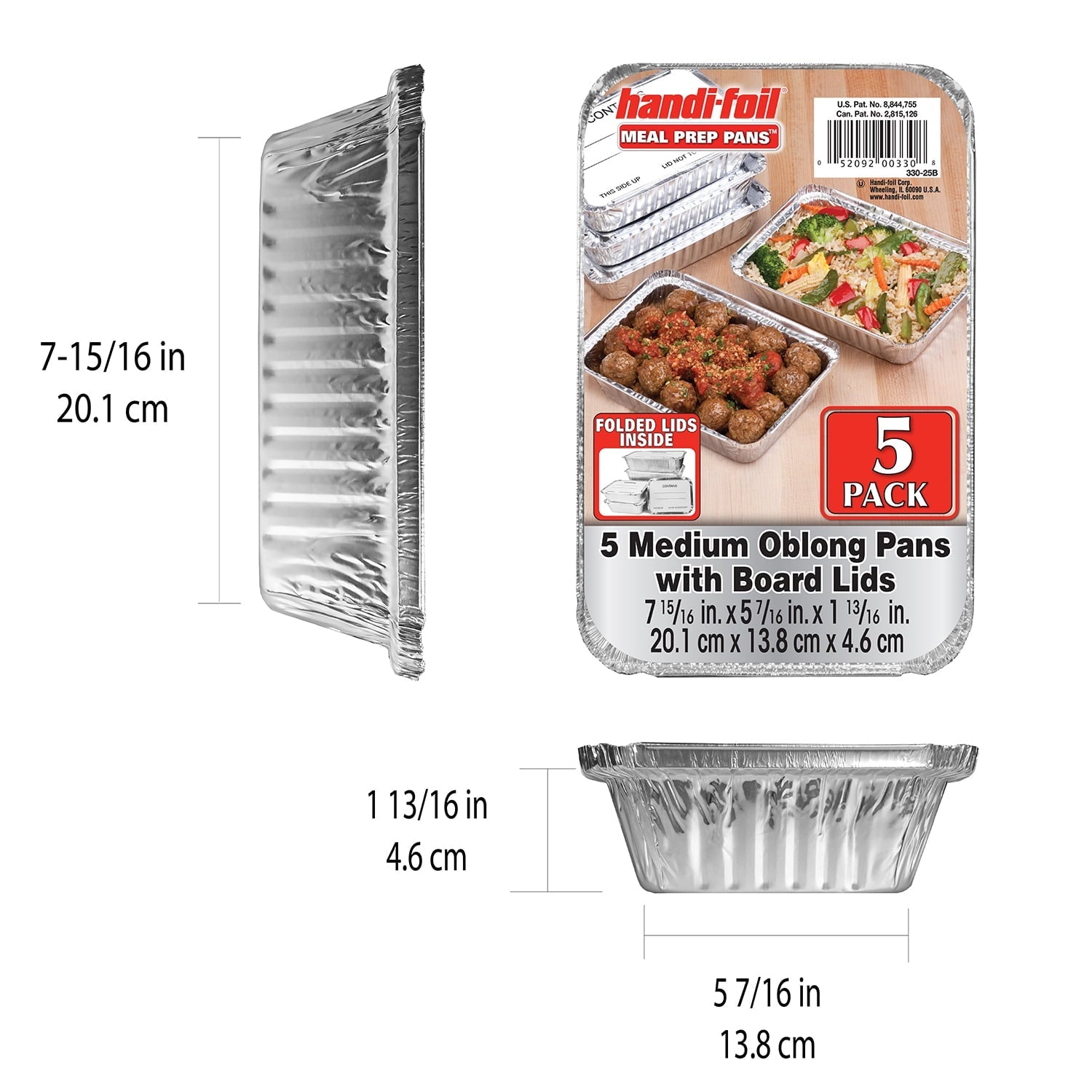Deliciously Squishy Aluminum Meal Prep Pan with Lids, 5 Count - Deliciously Soft Cupcake Sensory Glob Detail