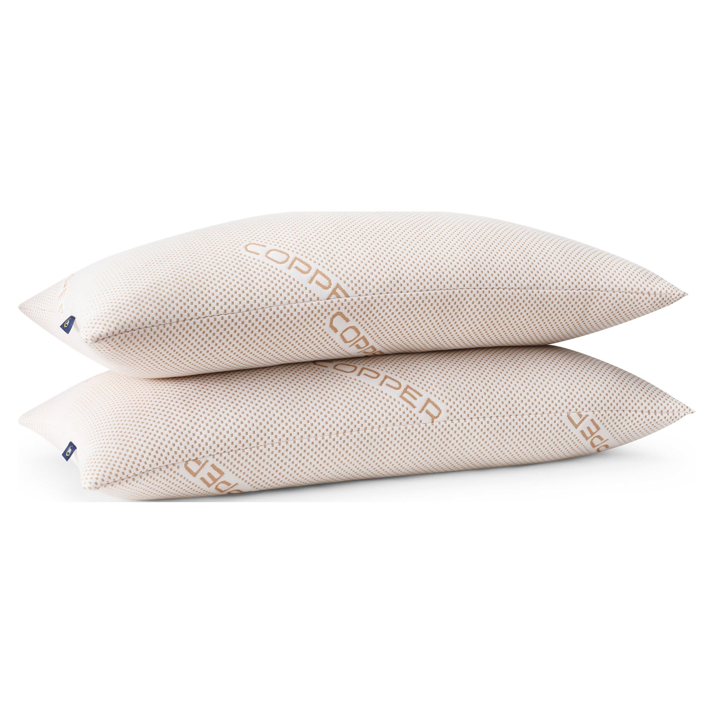 Fluffy Shredded Copperloft King Bed Pillow, 2 Pack, Hypoallergenic - Orthopedic Shredded Foam Bed Pillow Set Detail