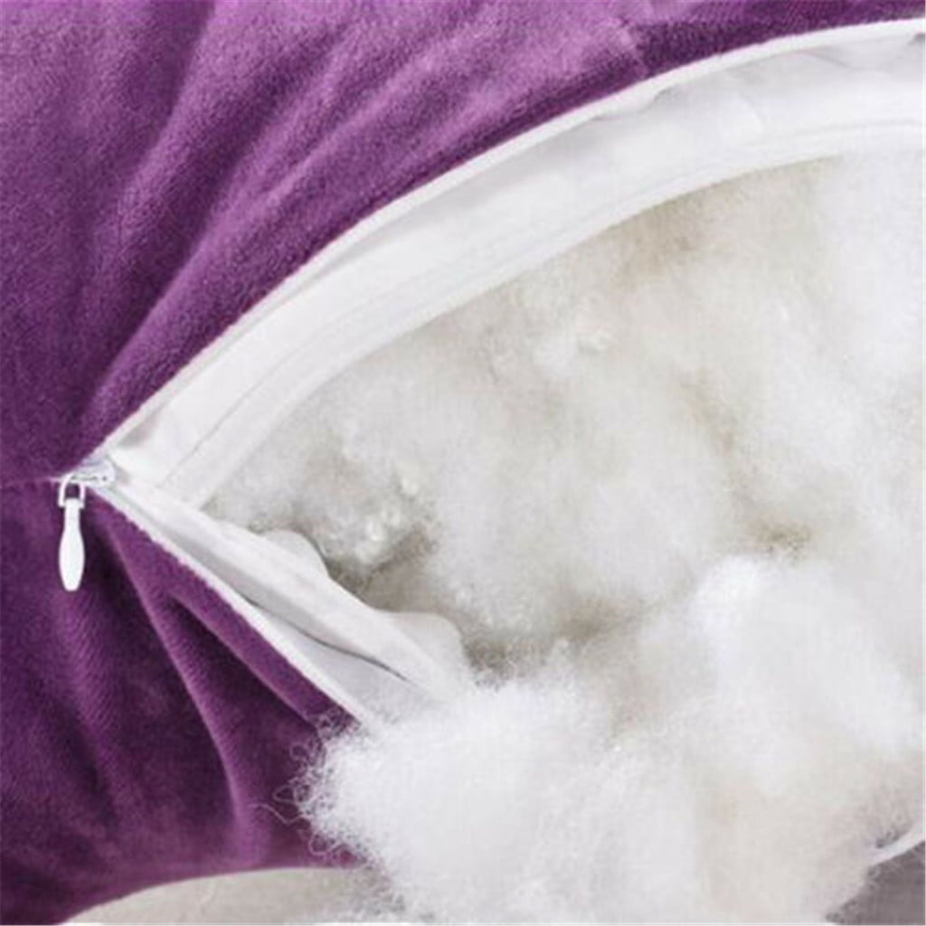 Fluffy Shredded Backrest Pillow with Arms, Back Rest for Bed Sitting, Plush Big Backrest Lumbar Support Chair Cushion, Foam ... - Orthopedic Shredded Foam Bed Pillow Set Detail