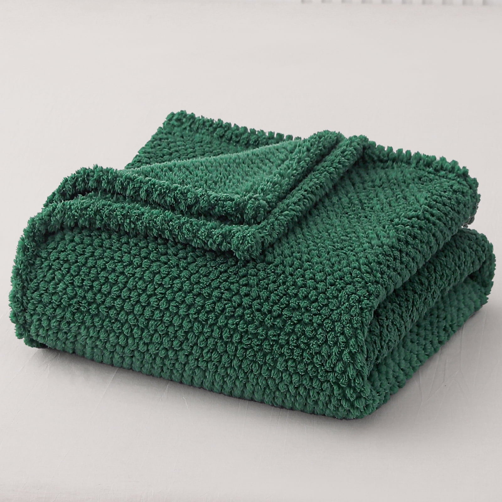 Lightweight Warm Fuzzy Fleece 50"x70" Throw Blanket for Couch, Fluffy Warm Soft Jacquard Blankets for Fall Winter, Lightweight and Coz... - Cozy Fleece Throw Blanket for Couch & Bed Detail