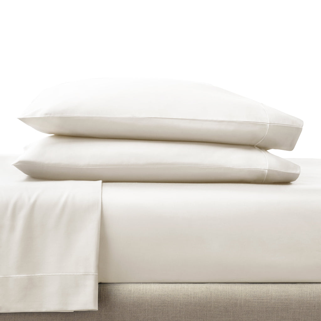 Breathable Luxury 4-Piece 400 Thread Count Vanilla Dream Performance Bed Sheet Set, King - Luxury Bed Sheet Set with Deep Pockets Detail