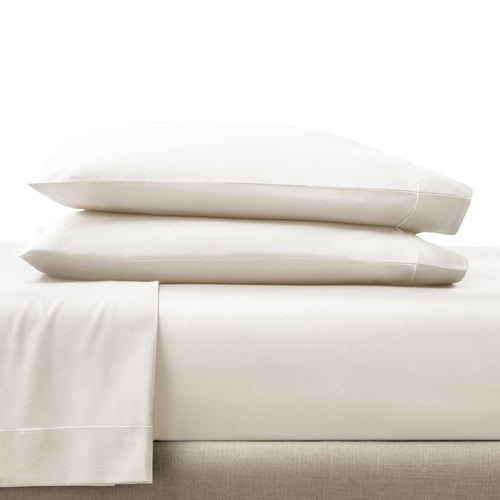 Breathable Luxury 4-Piece 400 Thread Count Vanilla Dream Performance Bed Sheet Set, King - Luxury Bed Sheet Set with Deep Pockets Detail