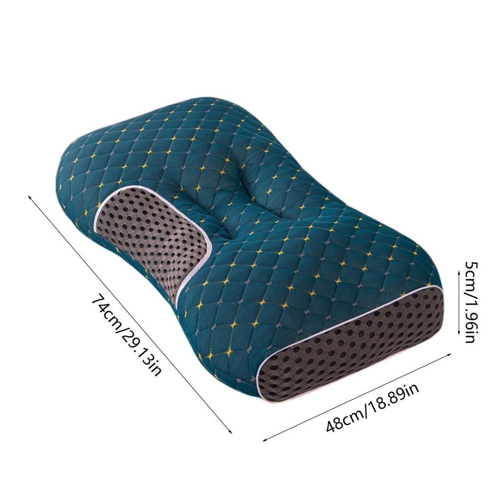 Hotel Collection 2-Pack Orthopedic Cervical Pillows For Deep Sleep Support - Non-Collapsing Memory Foam Pillow With Neck Pain Relief, ... - Ergonomic Memory Foam Pillow for Neck Pain Support Detail