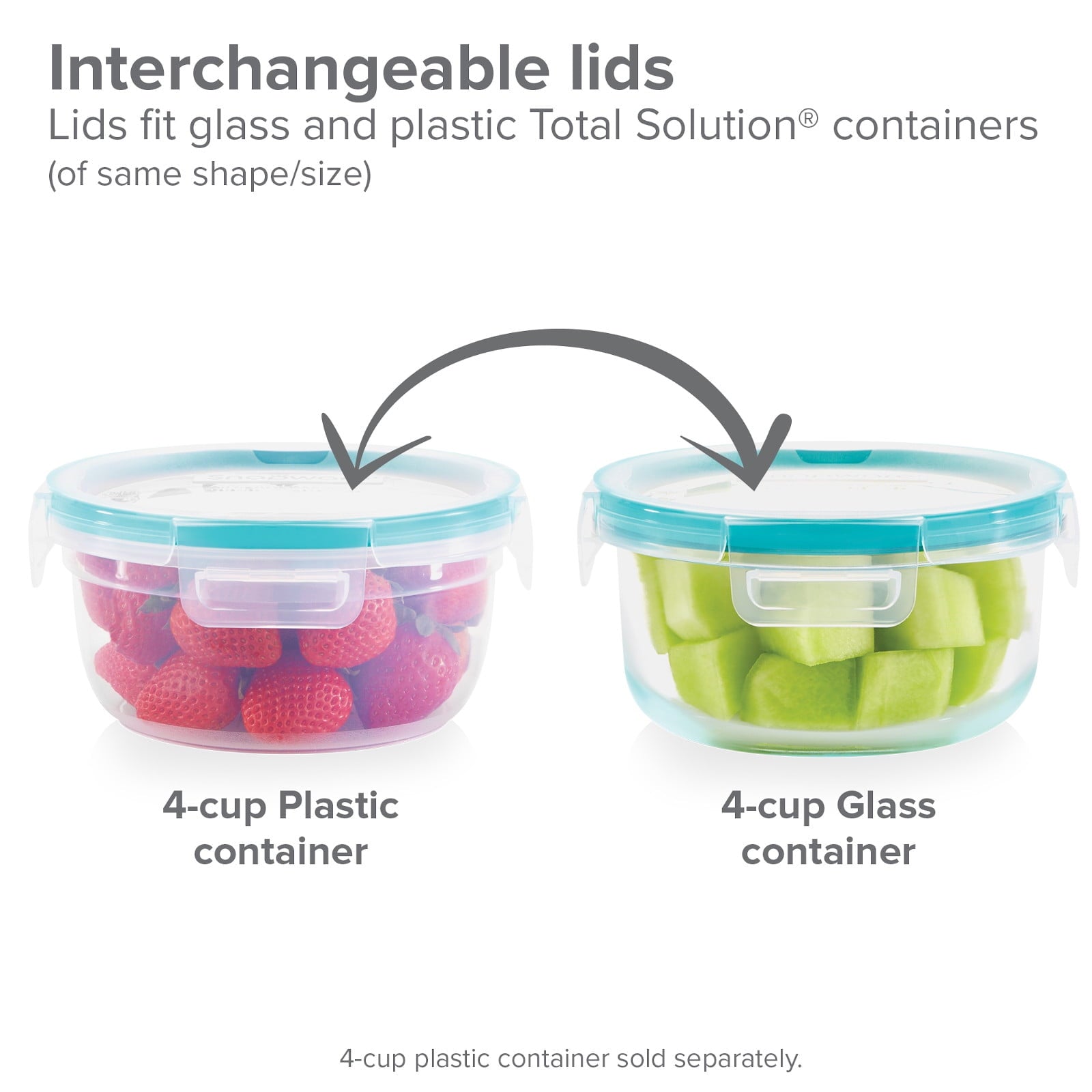 Sweet Treat Shaped Glass Storage Set, 10 Piece - Fun Food Fidget Cookie Squishable Toy Detail