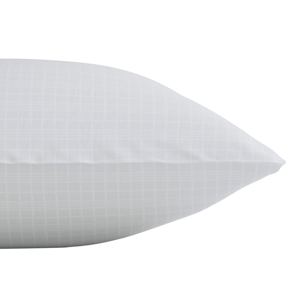 Ergonomic Memory Foam Comfort Complete Bed Pillow, Standard/Queen, White- All Positions Antimicrobial - Hotel Quality Plush Sleeping Pillows Detail