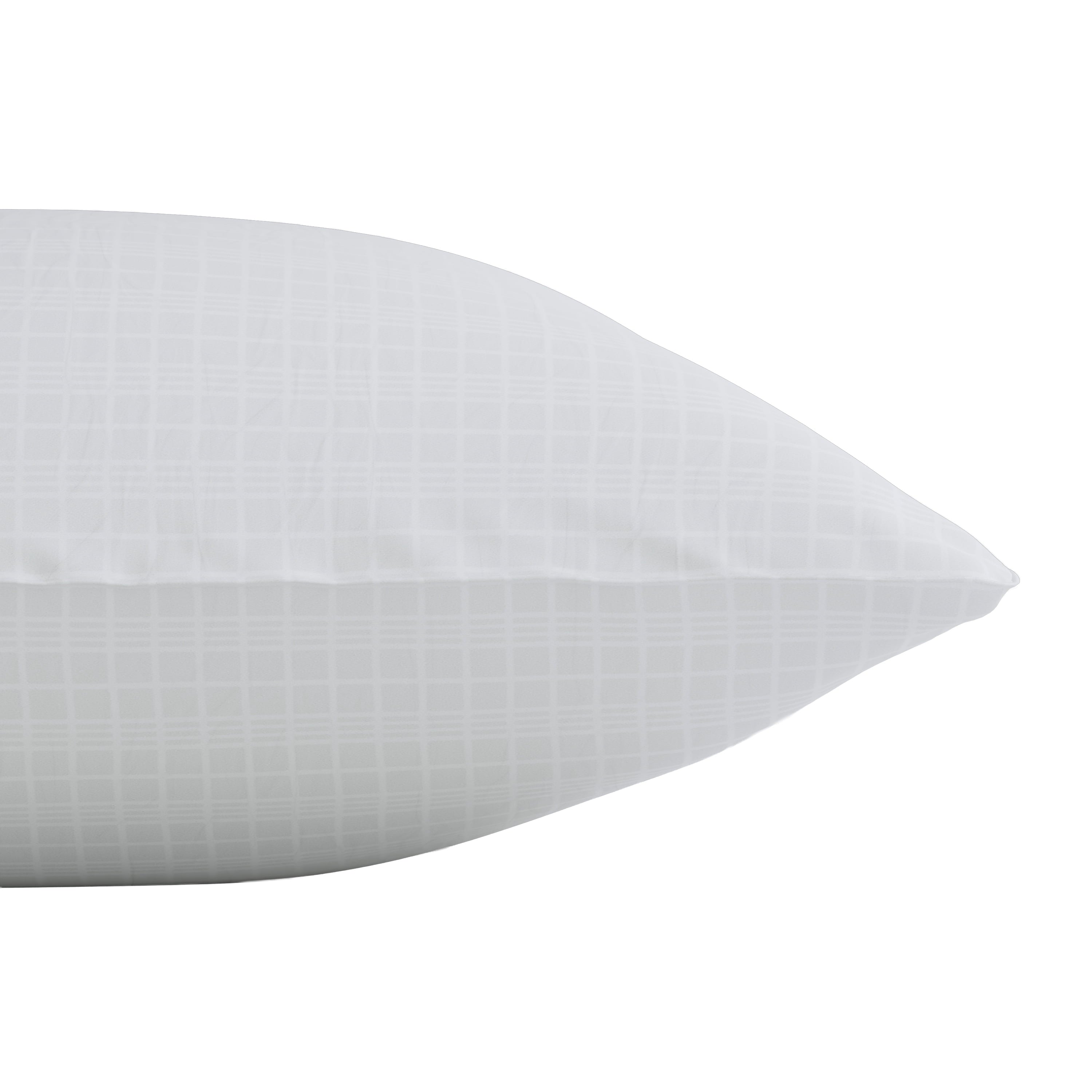 Ergonomic Memory Foam Comfort Complete Bed Pillow, Standard/Queen, White- All Positions Antimicrobial - Hotel Quality Plush Sleeping Pillows Detail