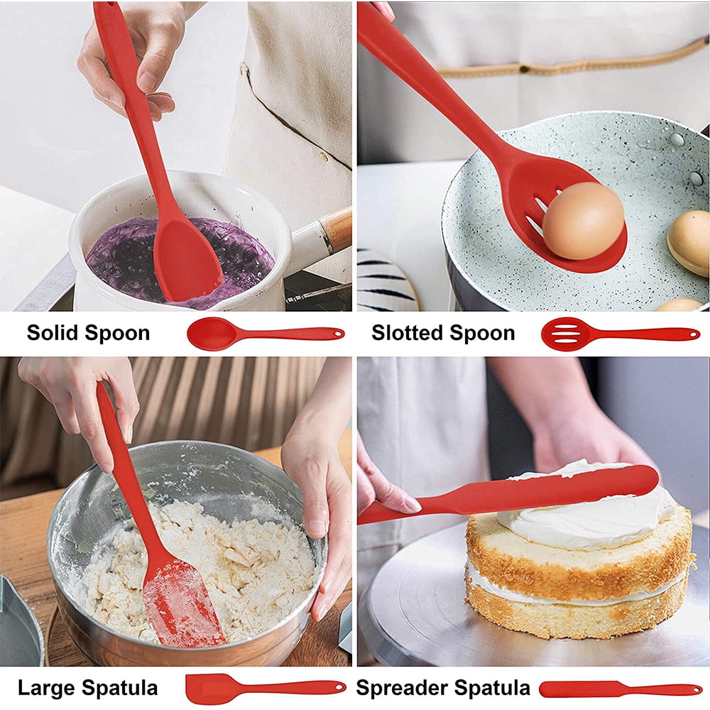 Professional Grade 14 Pcs Cooking Utensils Set with Holder, Heat Resistant Silicone Kitchen Cookware Utensils Set, Kitchen Cooking Tools... - Heavy Duty Stainless Steel Kitchen Shears Detail