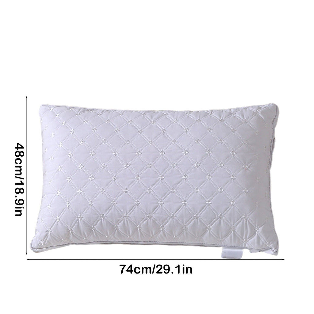 Decorative Plump Hotel Grade Extra Soft Pillows Queen Size Set of 2 Supportive Bed Pillow for Back Side and Stomach Sleepers, Breathab... - Decorative Throw Pillow Cushion for Sofa & Bed Detail