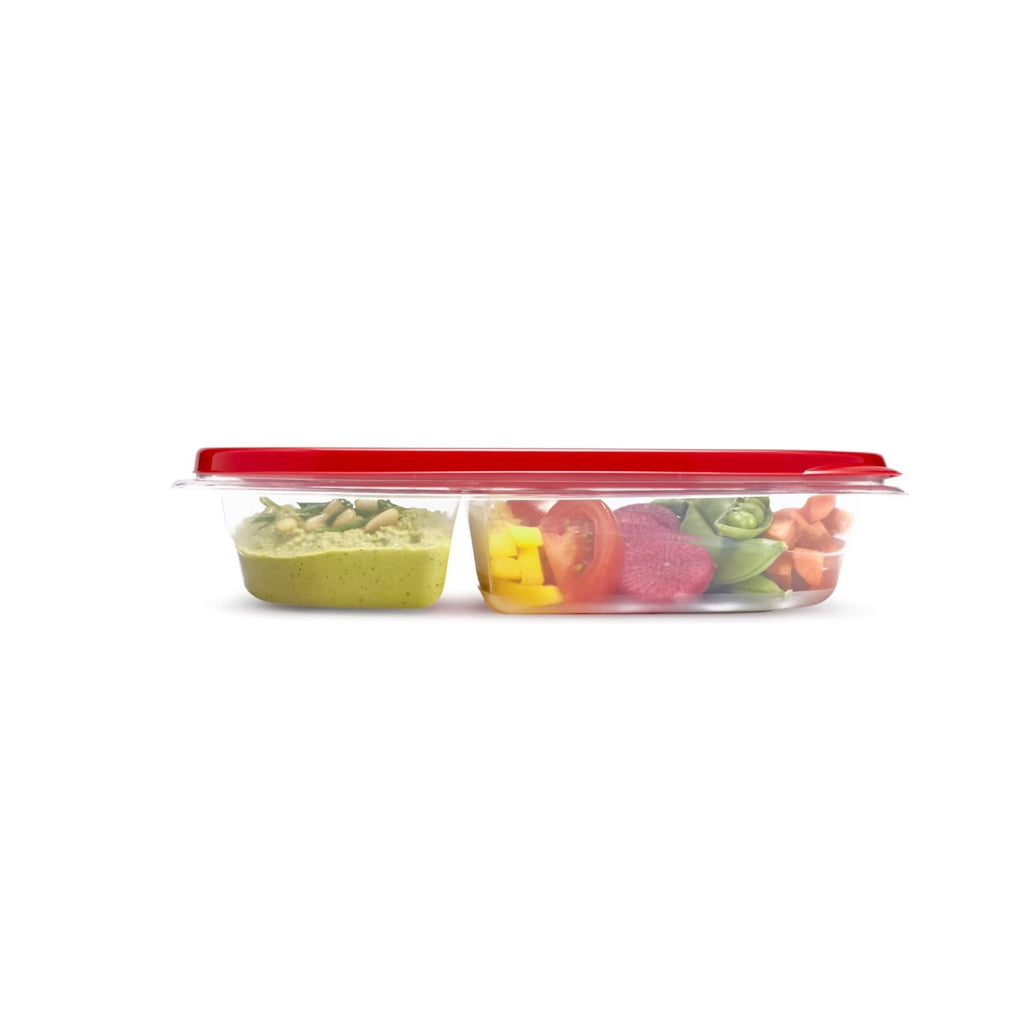 Fun Food Fidget alongs Divided Rectangular Food Storage Containers, 3.7 Cup, 3-Pack - Squishy Dohnut Sweet Treat Shaped Stress Toy Detail