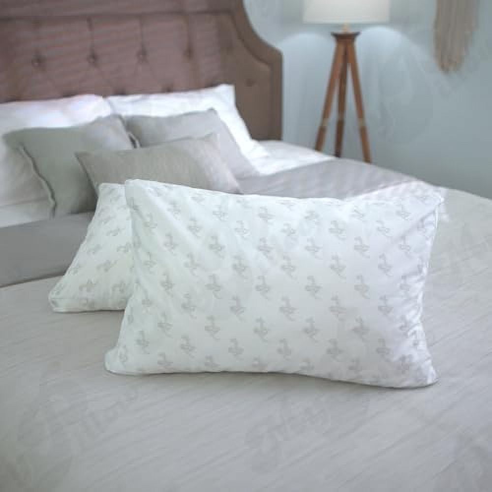 Orthopedic Support Bedding Bed Pillows for Sleeping Standard Size, Set of 2, Back, Stomach or Side Sleepers - Classic Pillow (Standard, ... - Orthopedic Shredded Foam Bed Pillow Set Detail