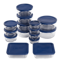 Deliciously Squishy Glass Food Storage Containers with SnugFit Lids, 30 Piece Set - Fun Food Fidget Cookie Squishable Toy - Default Title