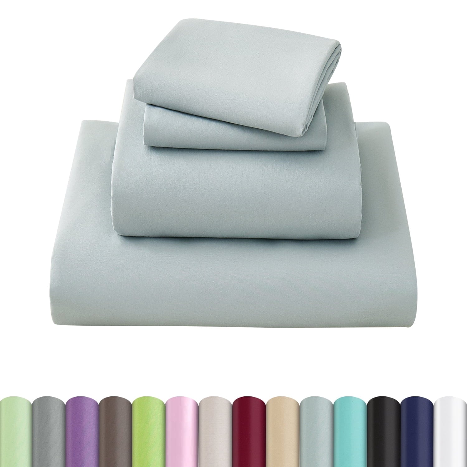 Premium Egyptian Cotton Sheets Set 4 Piece Queen/Full Size Sheet Set, Soft & Lightweight And Breathable ding Set, Fitted Sheet, Flat Sheet & ... - Luxury Bed Sheet Set with Deep Pockets - Default Title