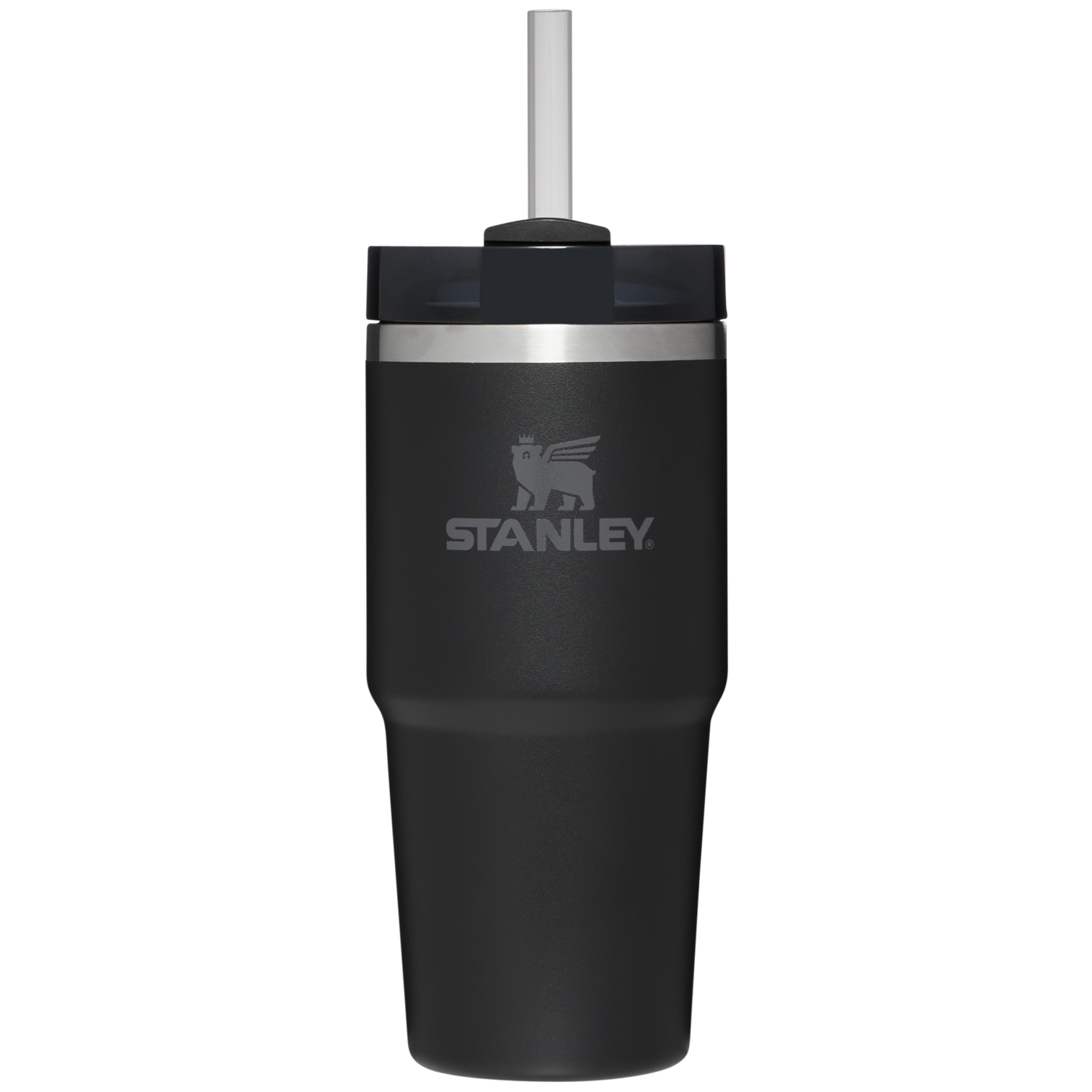 Splash-Resistant FlowState The Quencher H2.0 Flowstate Tumbler D214X - 40oz Large Capacity Car-Cup Friendly Quencher - Black