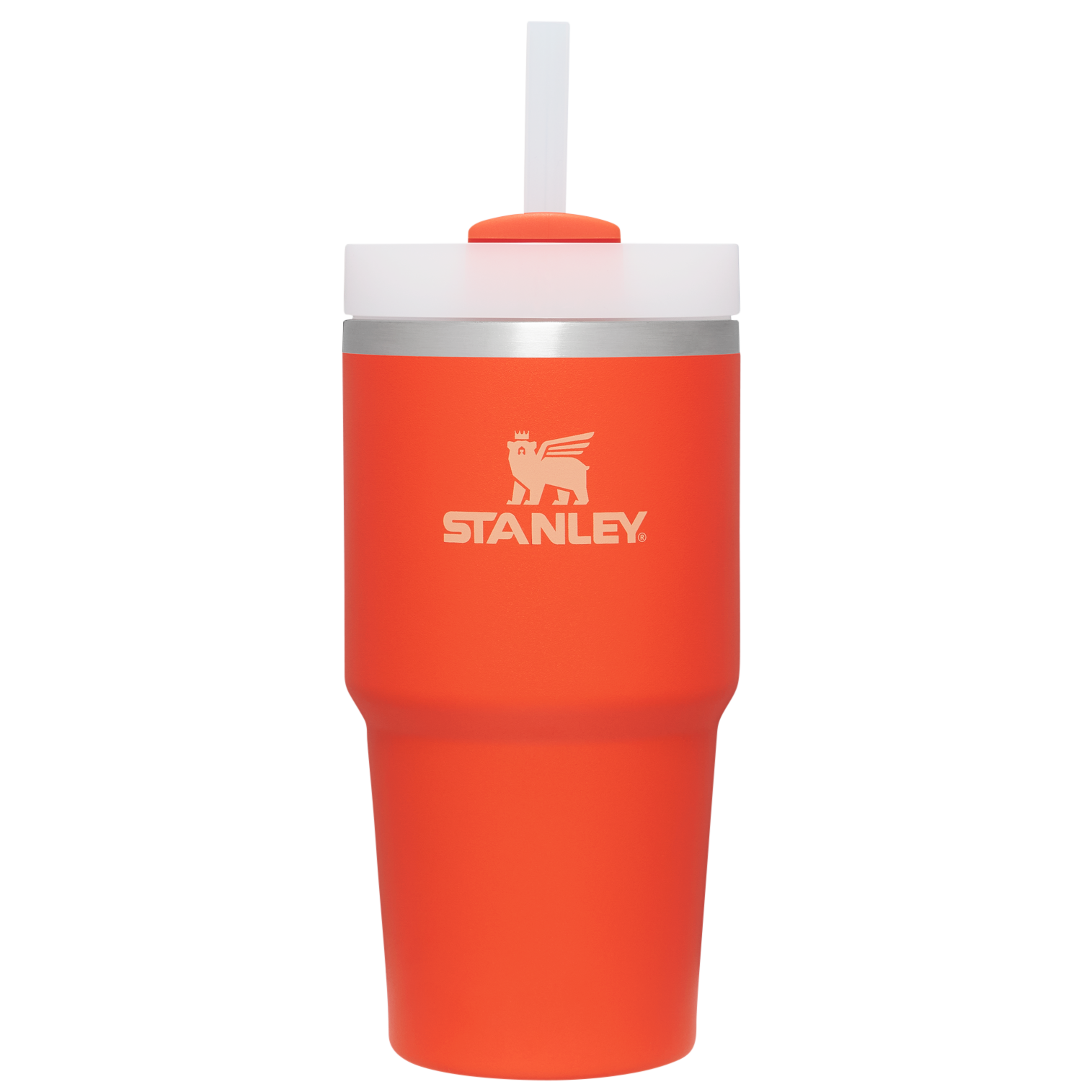 Double-Wall Vacuum The Quencher H2.0 Flowstate Tumbler | Stanley Create D330L - Double-Wall Vacuum Insulated Travel Tumbler with Straw Detail