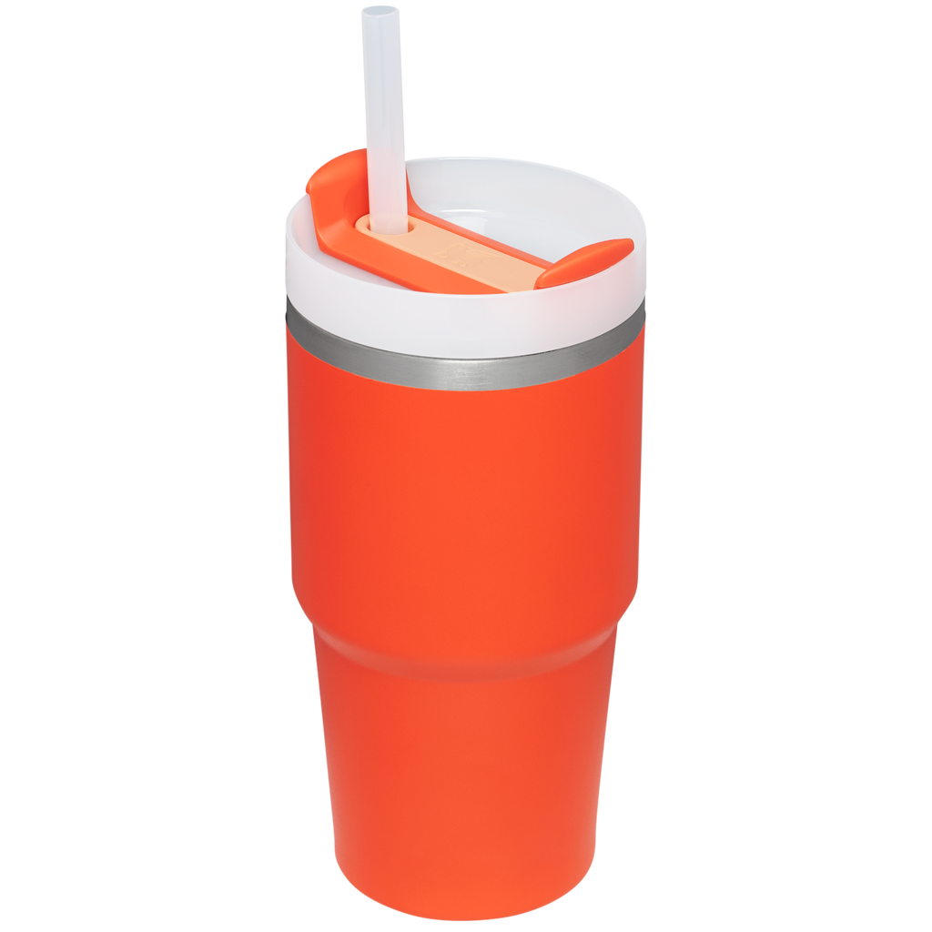 Double-Wall Vacuum The Quencher H2.0 Flowstate Tumbler | Stanley Create D330L - Double-Wall Vacuum Insulated Travel Tumbler with Straw Detail