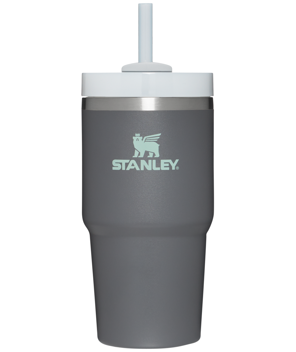 Double-Wall Vacuum The Quencher H2.0 Flowstate Tumbler | Stanley Create D330L - Double-Wall Vacuum Insulated Travel Tumbler with Straw - Charcoal