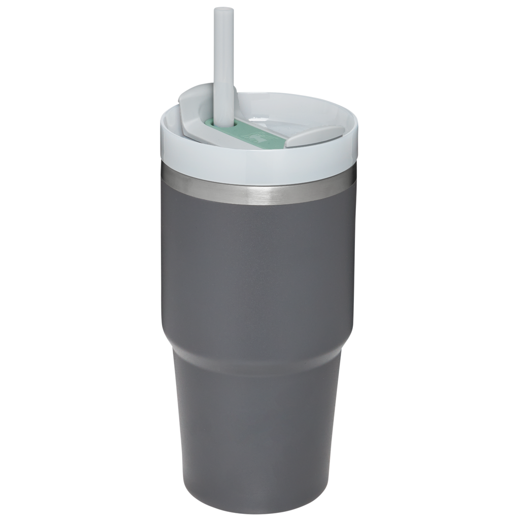 Double-Wall Vacuum The Quencher H2.0 Flowstate Tumbler | Stanley Create D330L - Double-Wall Vacuum Insulated Travel Tumbler with Straw Detail