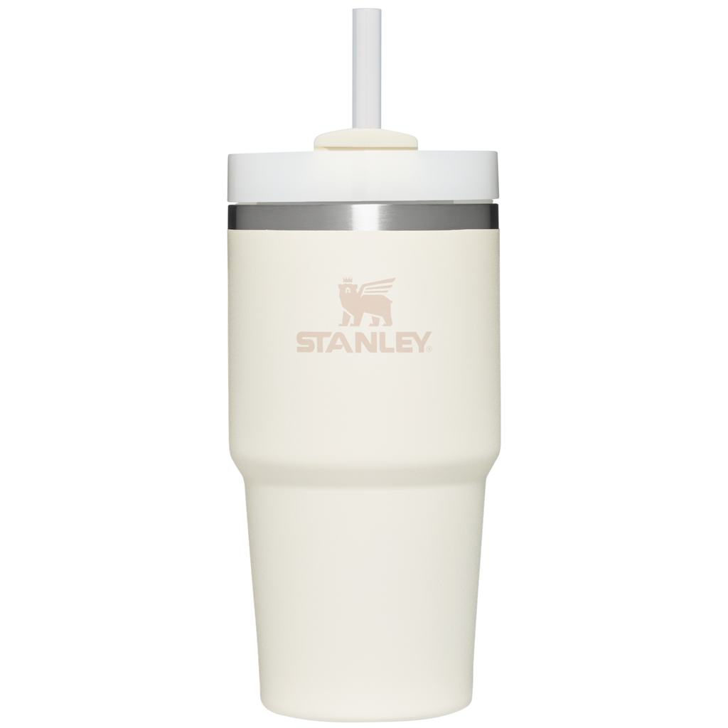 Insulated Travel The Quencher H2.0 Flowstate Tumbler D030T - 40oz Large Capacity Car-Cup Friendly Quencher - Cream