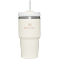 Insulated Travel The Quencher H2.0 Flowstate Tumbler D030T - 40oz Large Capacity Car-Cup Friendly Quencher - Cream