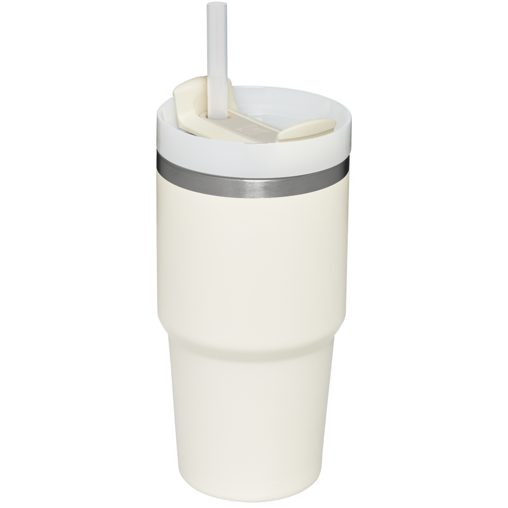 Double-Wall Vacuum The Quencher H2.0 Flowstate Tumbler | Stanley Create D330L - Double-Wall Vacuum Insulated Travel Tumbler with Straw Detail