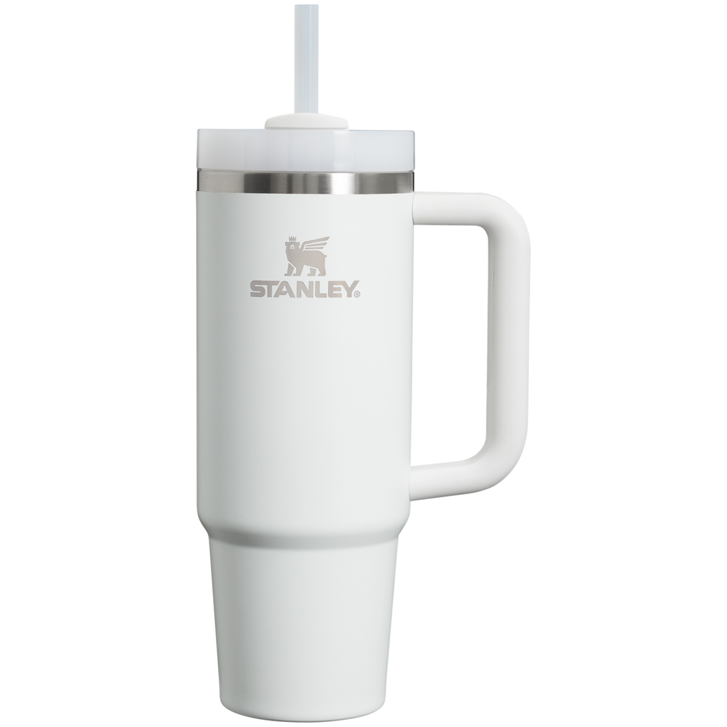 Car-Cup Friendly The Quencher H2.0 Flowstate Tumbler D051L - Double-Wall Vacuum Insulated Travel Tumbler with Straw - Frost