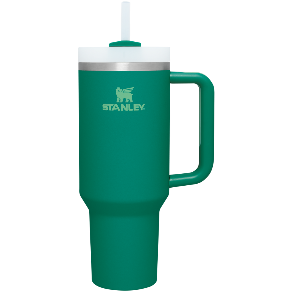 Insulated Travel The Quencher H2.0 Flowstate Tumbler  | Stanley Create D332L - Double-Wall Vacuum Insulated Travel Tumbler with Straw Detail
