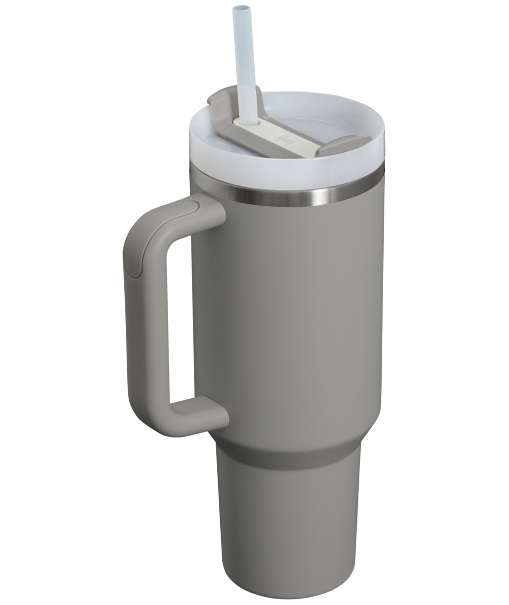 Insulated Travel The Quencher H2.0 Flowstate Tumbler  | Stanley Create D332L - Double-Wall Vacuum Insulated Travel Tumbler with Straw Detail